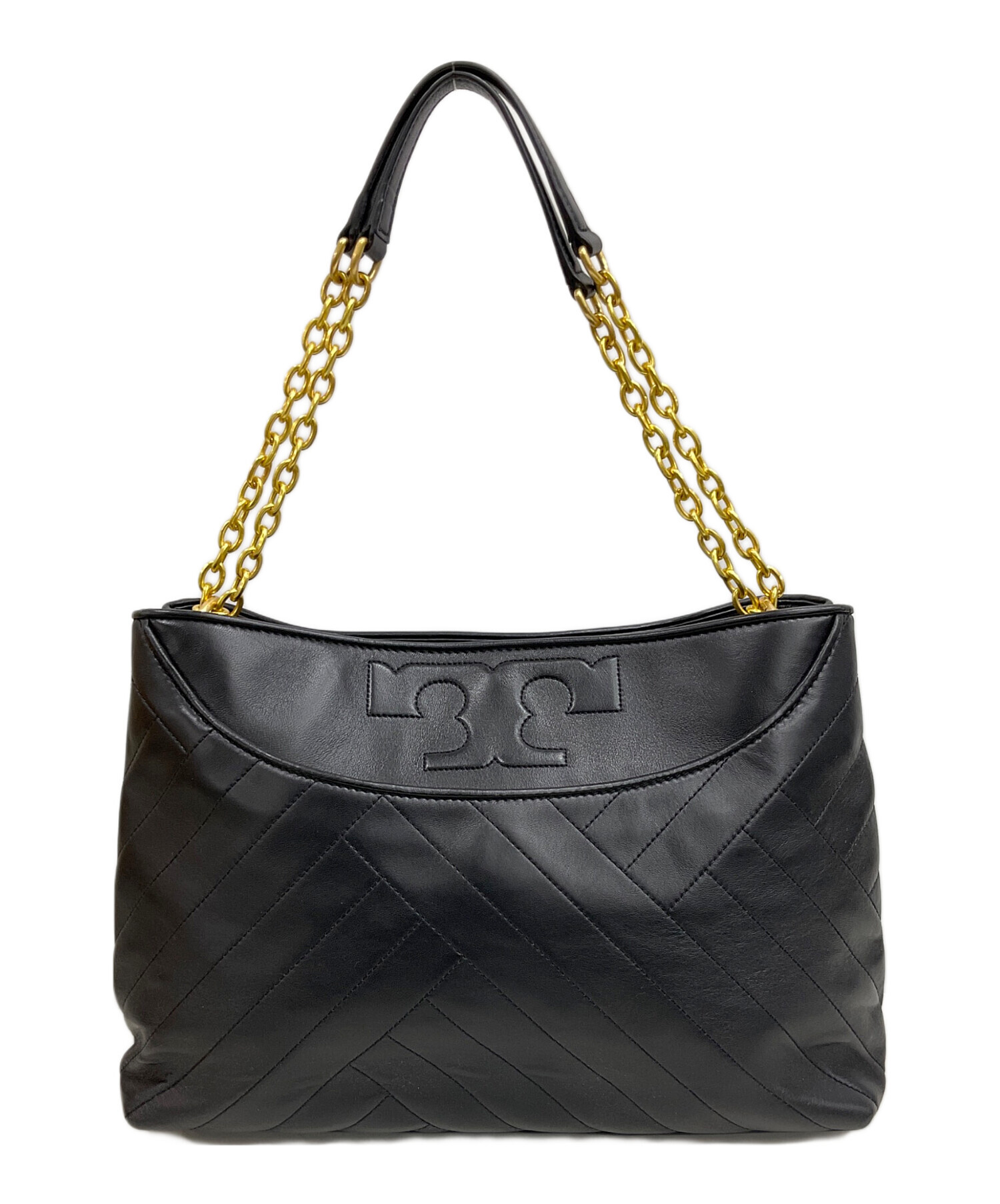 中古・古着通販】TORY BURCH (トリーバーチ) Alexa Flat Leather Tote 