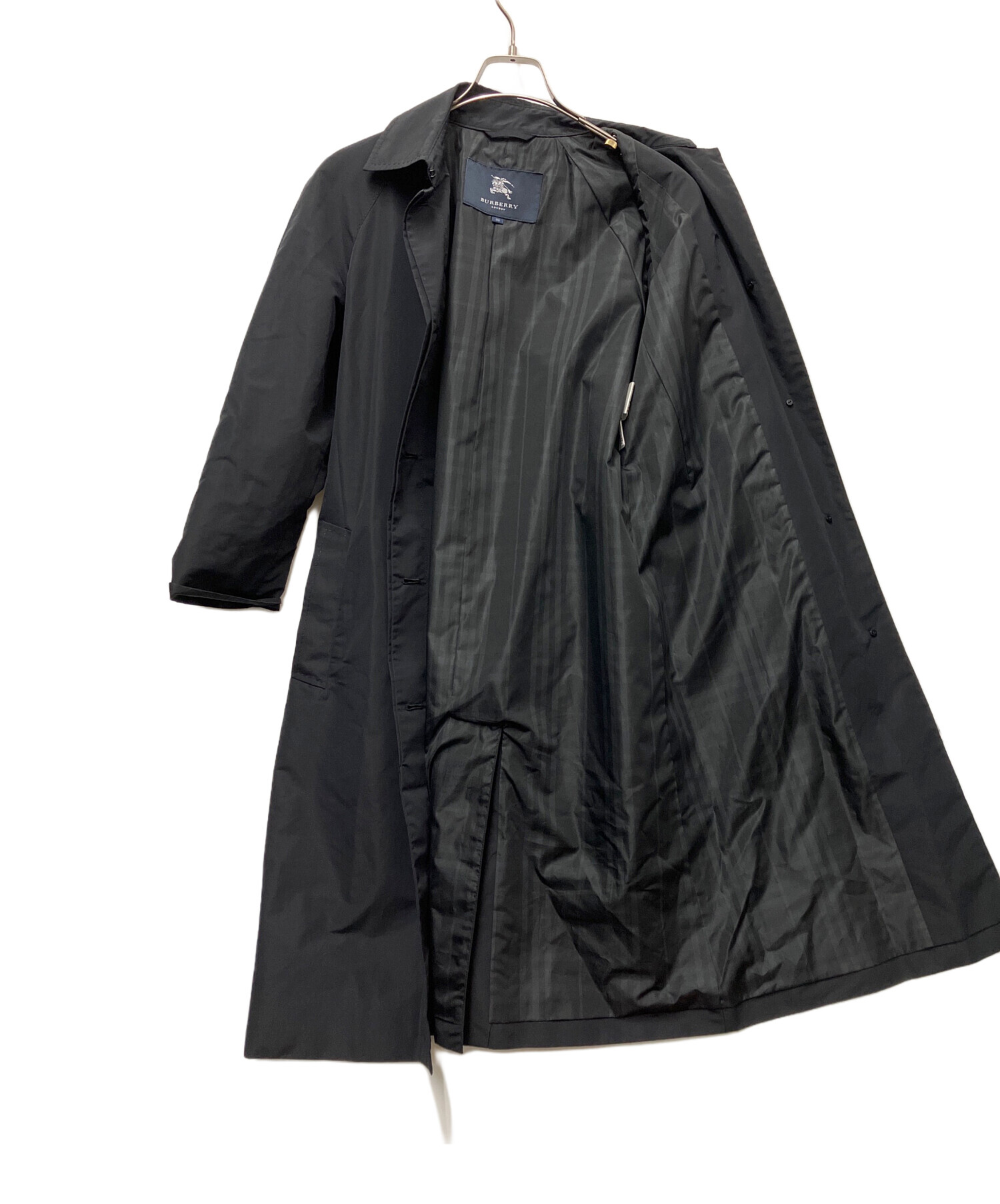 バーバリーロンドン　uk6 ピーコート バーバリー ロンドン BURBERRY LONDON ノバチェック ウール コート