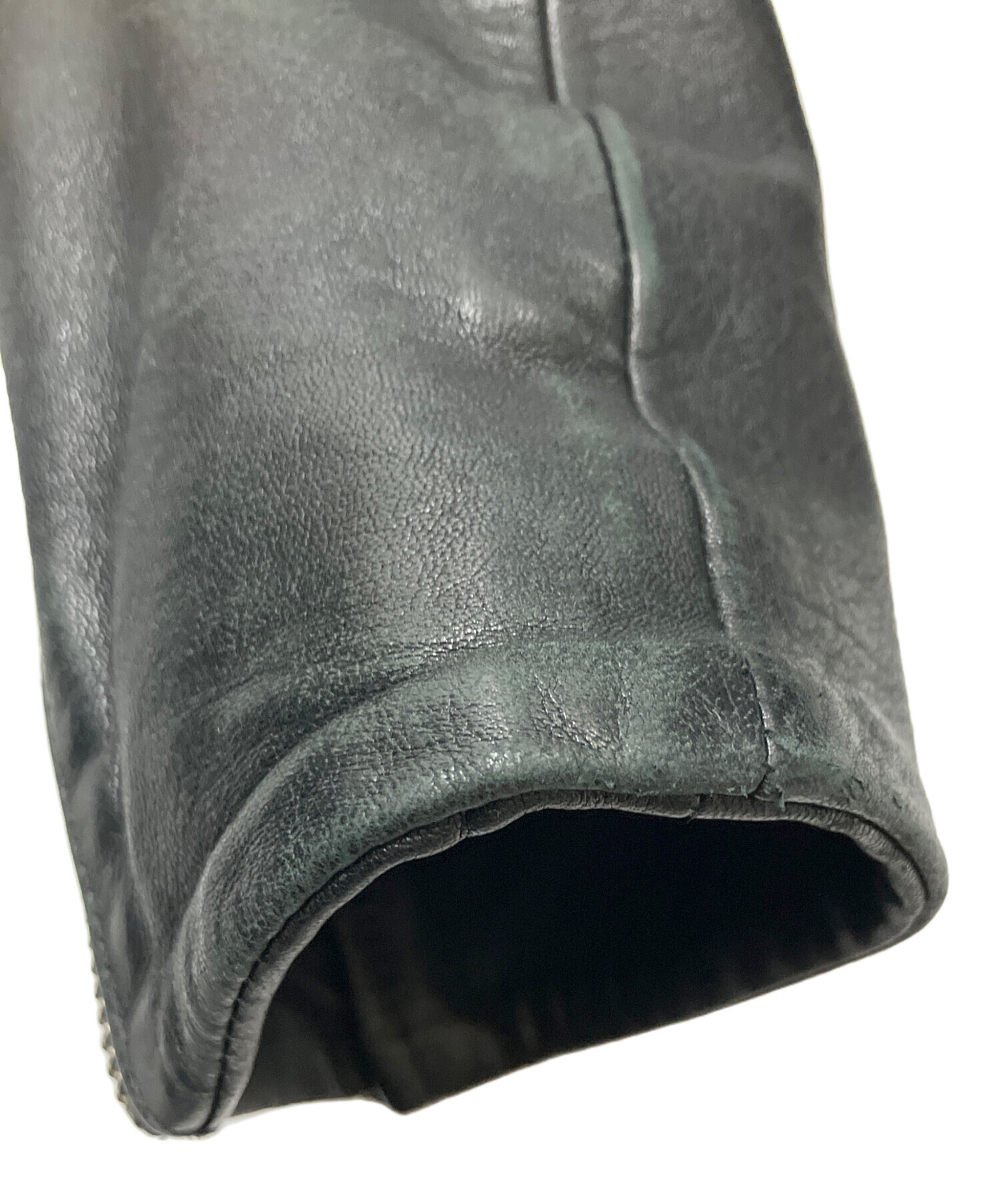 中古・古着通販】DIESEL (ディーゼル) ダブルライダースジャケット