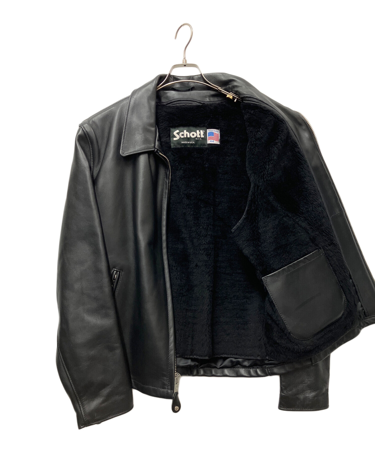 中古・古着通販】Schott (ショット) 643ライナー付レザージャケット 