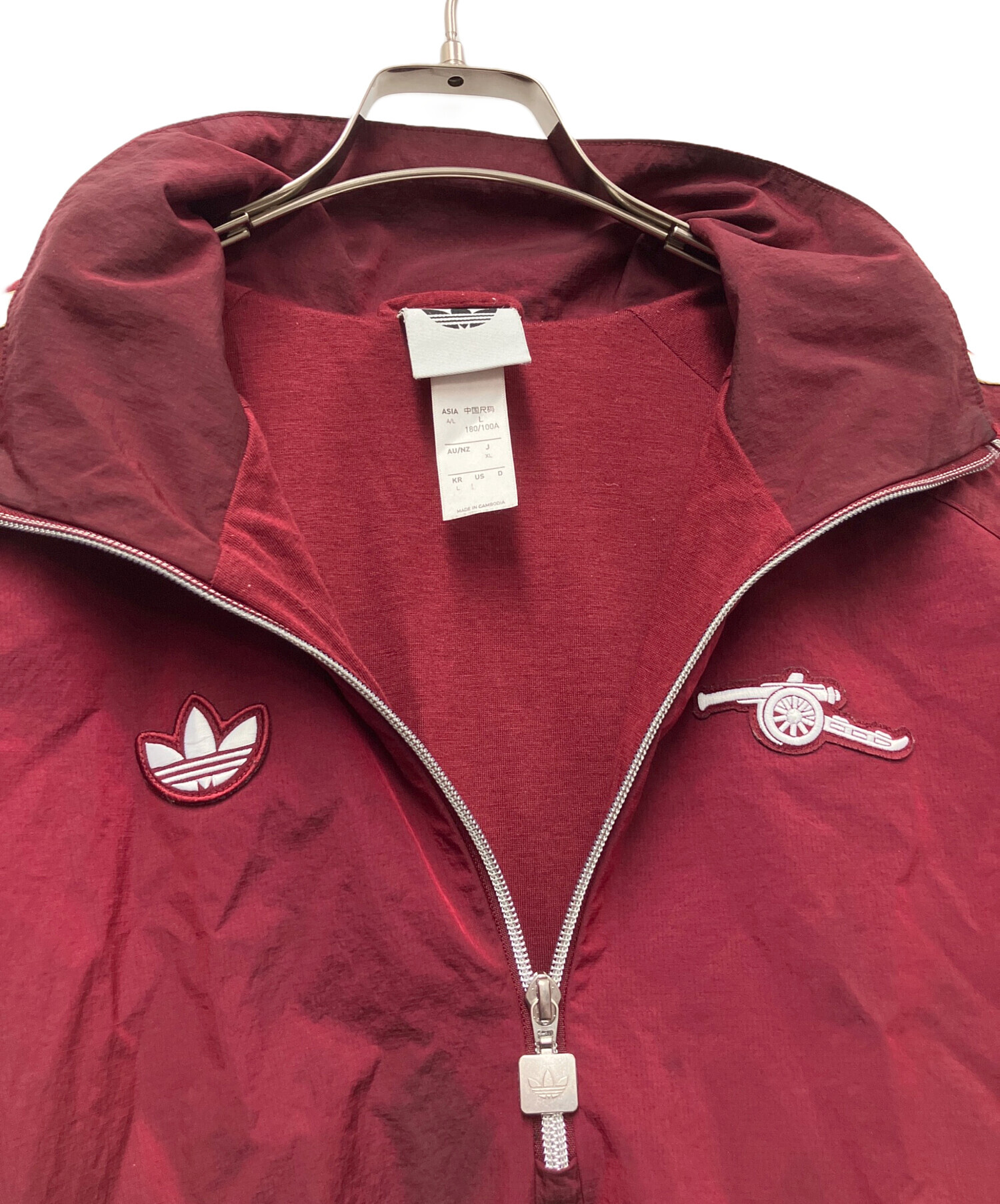 アーセナル　ハーフジップ　ジャケット　adidas タグ付き 中古・古着通販】adidas (アディダス) アーセナル テラスアイコン