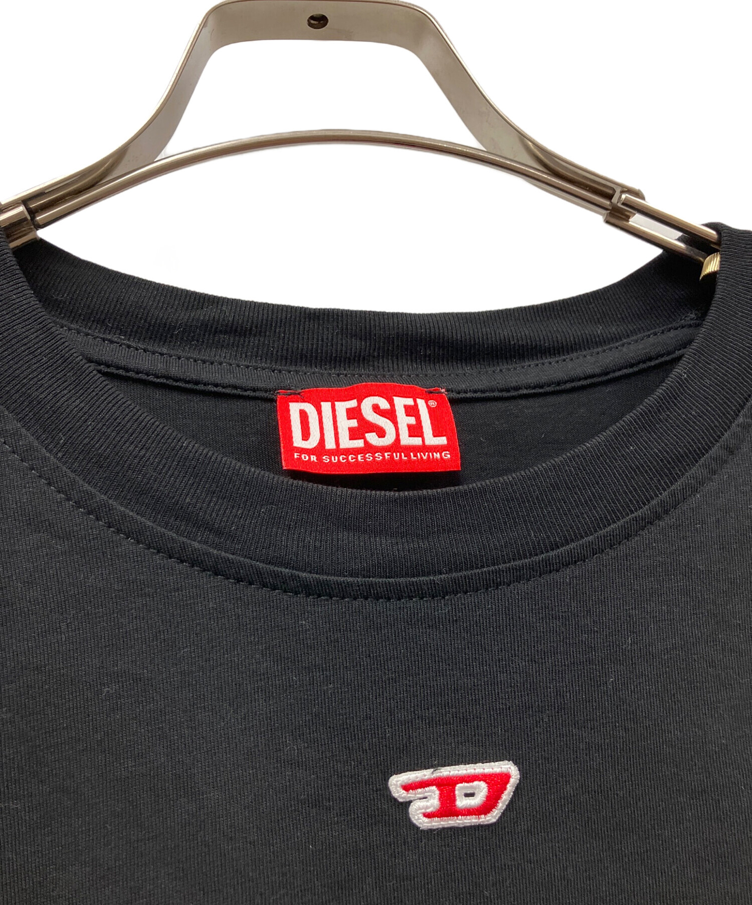 中古・古着通販】DIESEL (ディーゼル) 長袖カットソー ブラック サイズ
