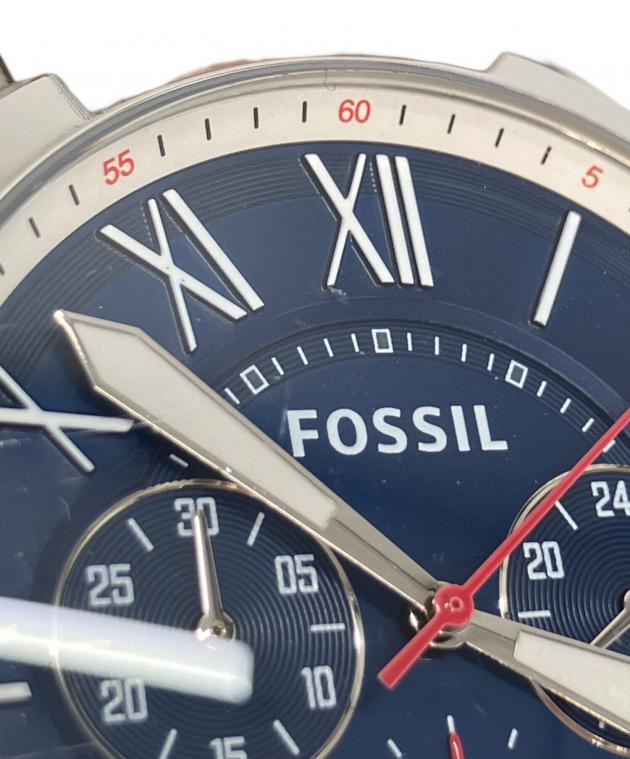 中古・古着通販】FOSSIL (フォッシル) クロノグラフライトブラウン
