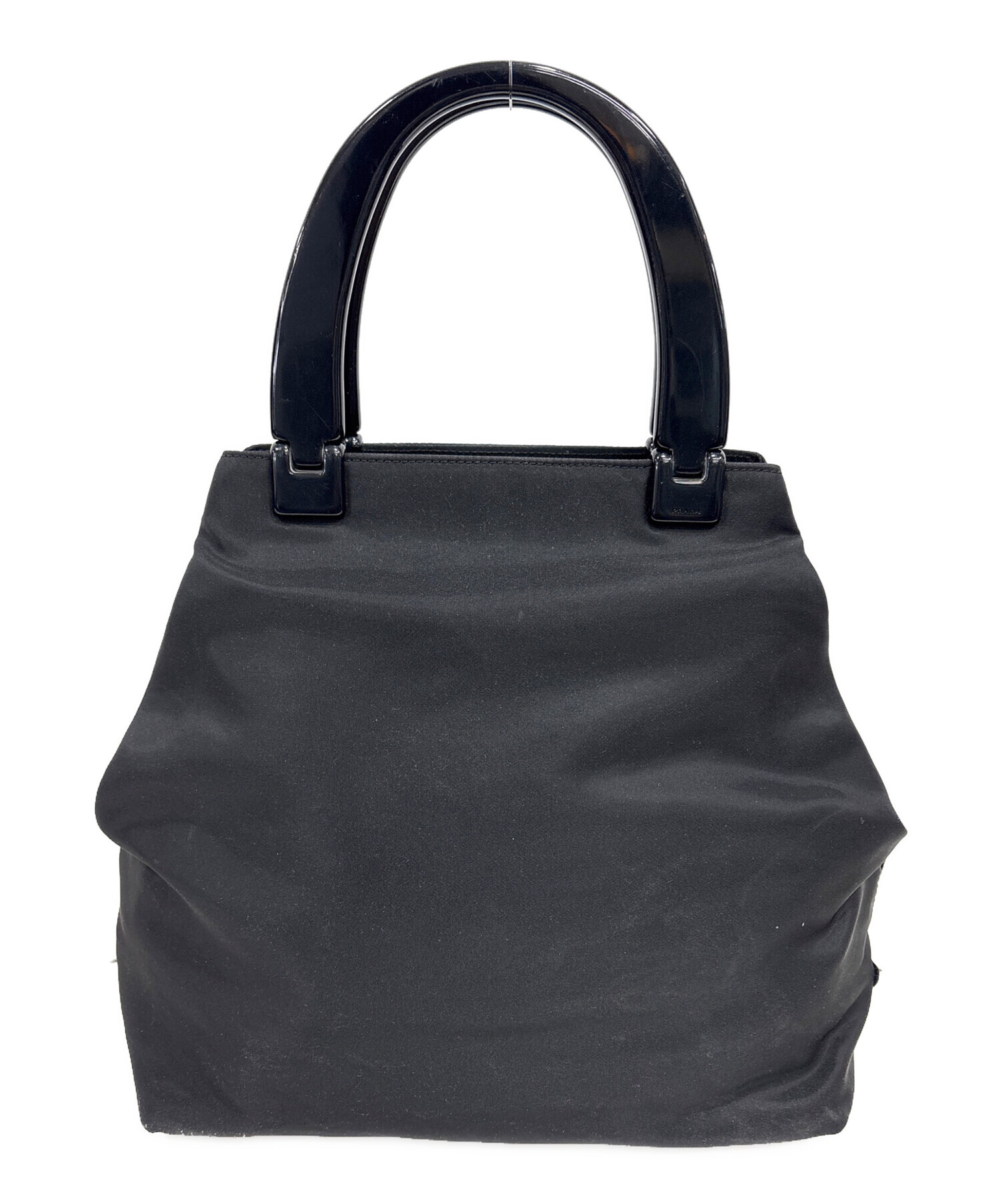 中古・古着通販】PRADA (プラダ) ナイロンハンドバッグ ブラック 