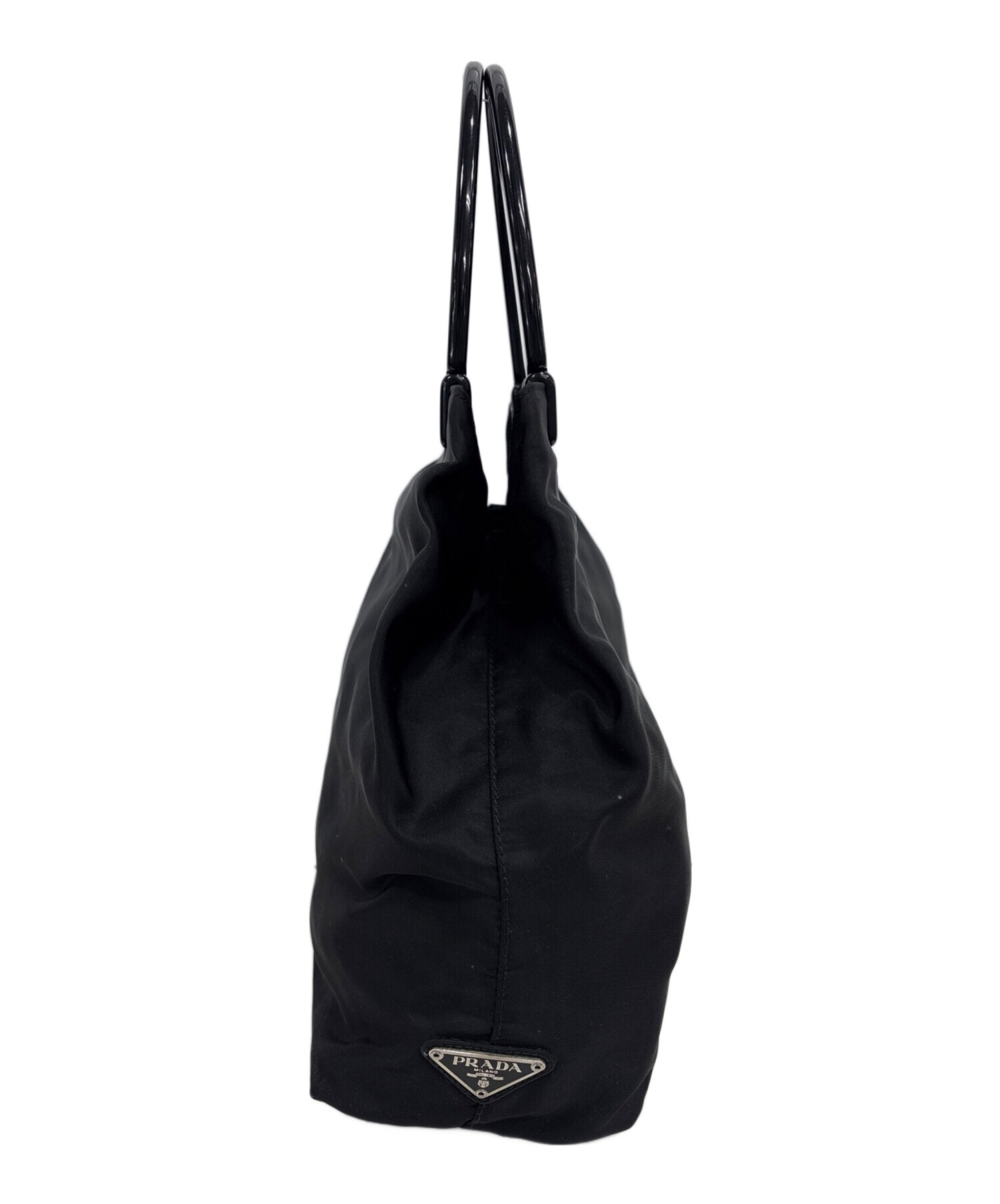 中古・古着通販】PRADA (プラダ) ナイロンハンドバッグ ブラック