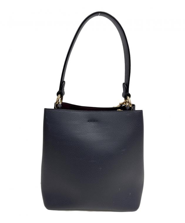 中古・古着通販】COACH (コーチ) スモールタウンバケット ネイビー