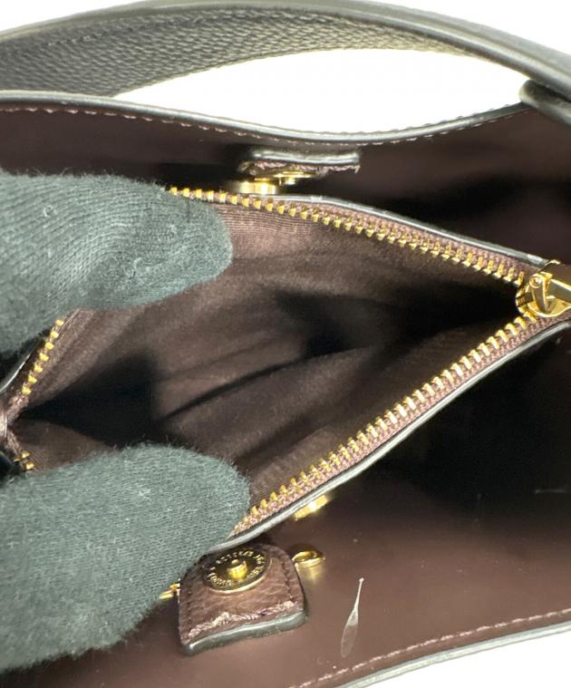 中古・古着通販】COACH (コーチ) スモールタウンバケット ネイビー 中古・古着通販】COACH (コーチ) スモールタウンバケット ネイビー