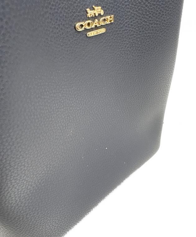 中古・古着通販】COACH (コーチ) スモールタウンバケット ネイビー