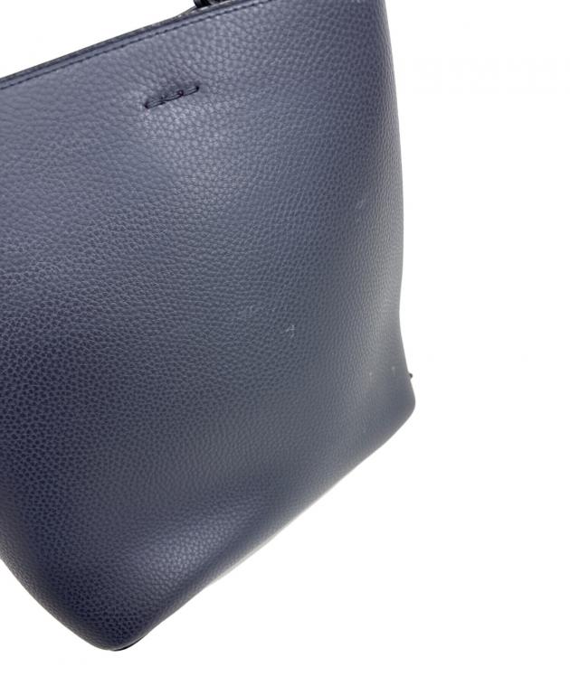 中古・古着通販】COACH (コーチ) スモールタウンバケット ネイビー 中古・古着通販】COACH (コーチ) スモールタウンバケット ネイビー