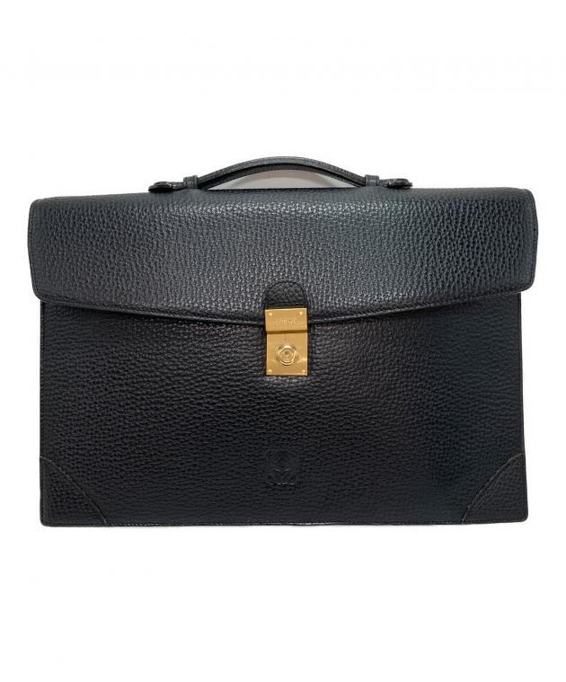 最終値下げ　ロエベ　LOEWE メンズブリーフケース 中古・古着通販】LOEWE (ロエベ) ブリーフケース ブラック｜ブランド