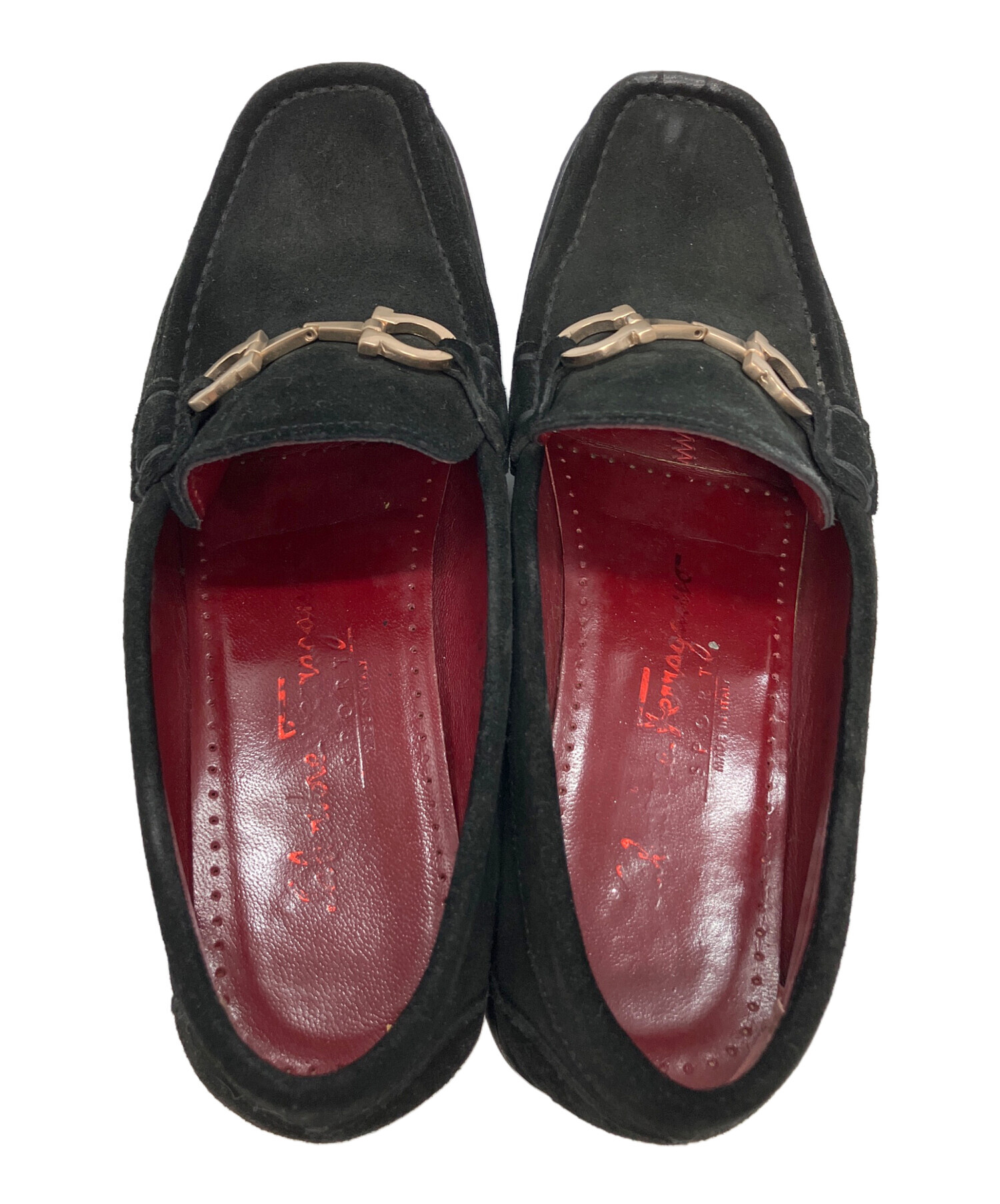 美品　フェラガモ　ビットローファー　ダブルガンチーニ　ラグソール 中古・古着通販】Salvatore Ferragamo (サルヴァトーレ フェラガモ