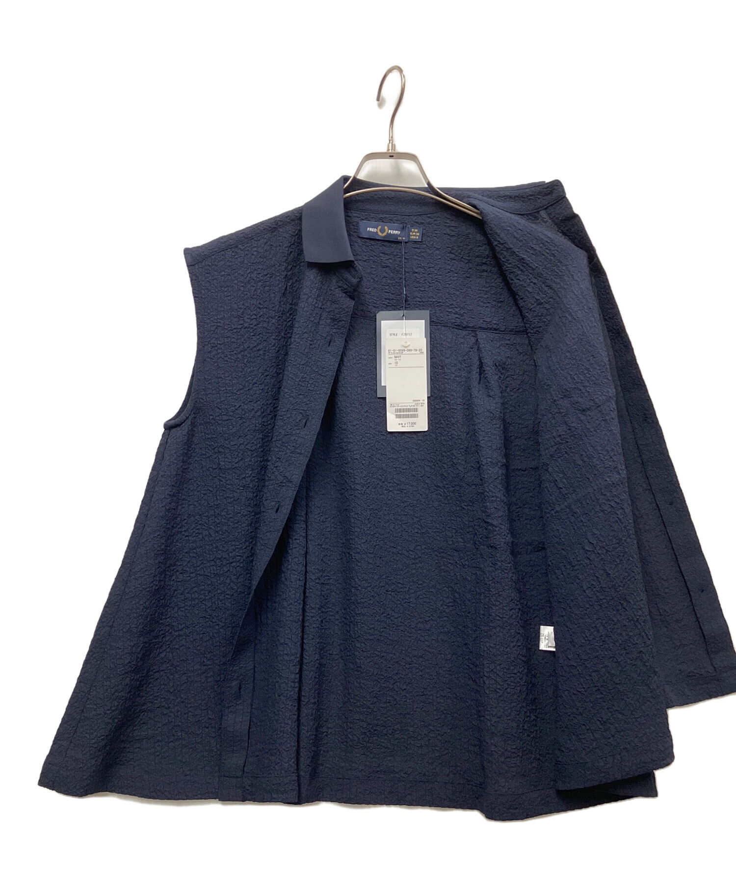 中古・古着通販】FRED PERRY (フレッドペリー) ノースリーブシャツ