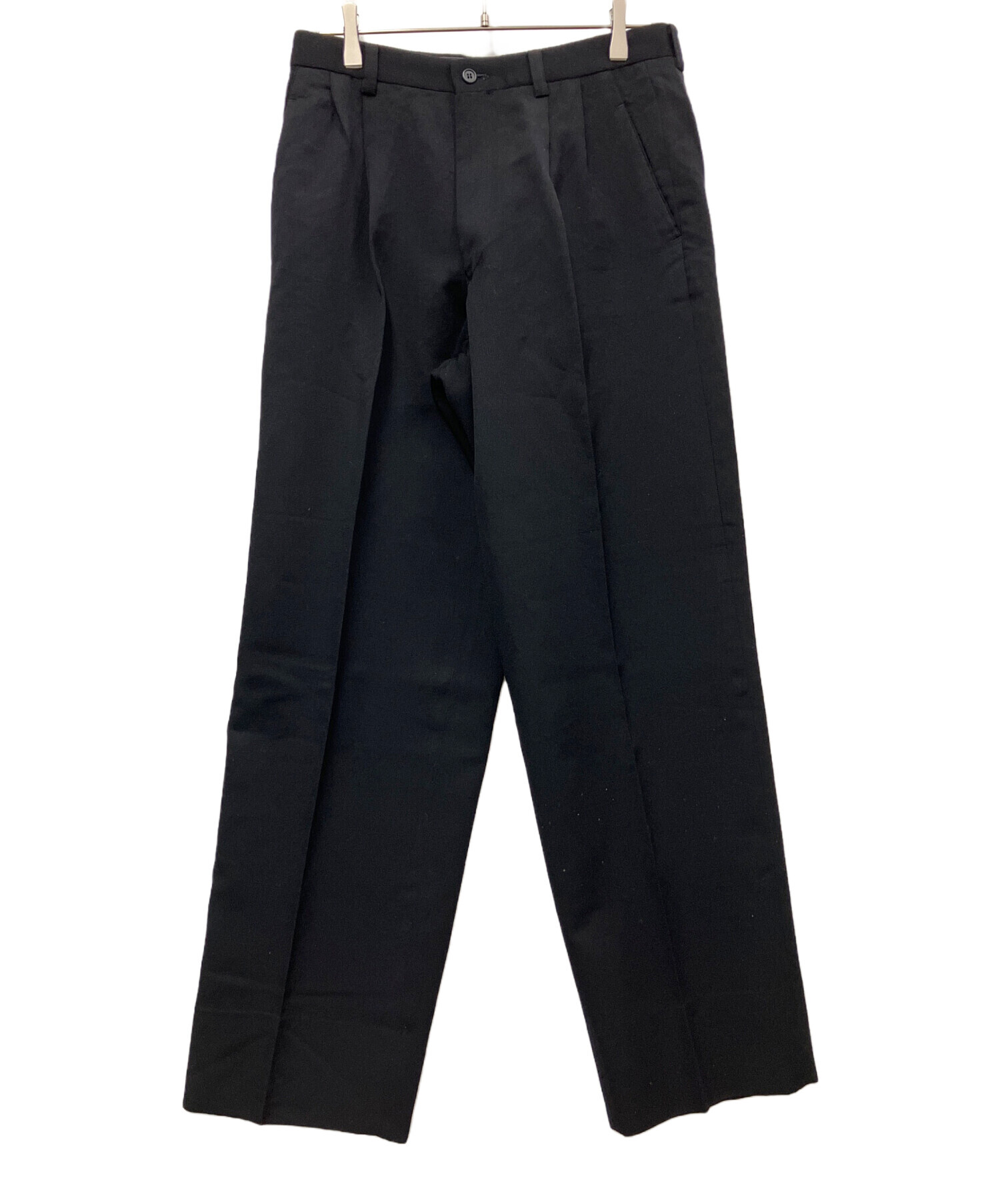 中古・古着通販】ISSEY MIYAKE (イッセイミヤケ) パンツ ブラック