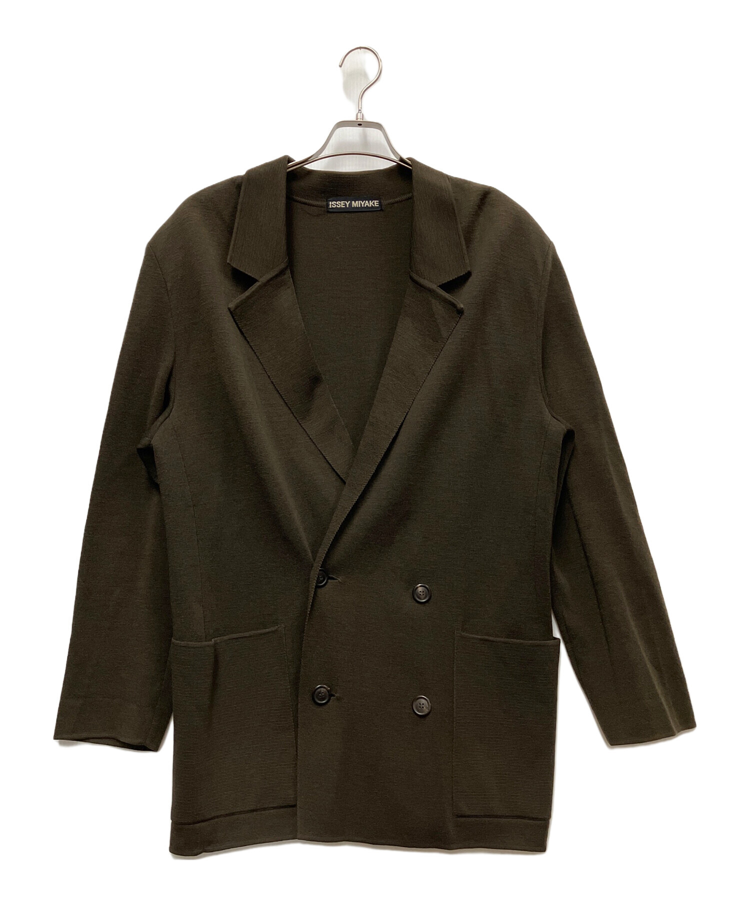 中古・古着通販】ISSEY MIYAKE (イッセイミヤケ) ダブルジャケット