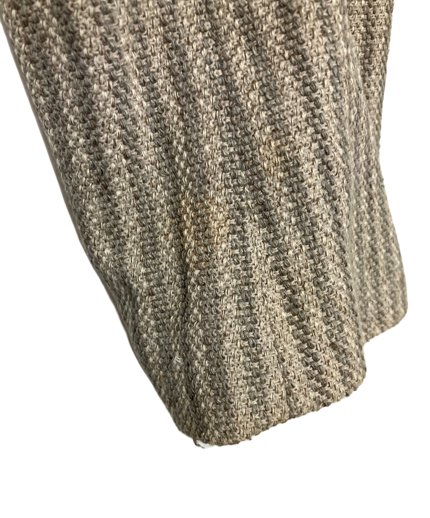 中古・古着通販】ISSEY MIYAKE (イッセイミヤケ) ノーカラーストライプ