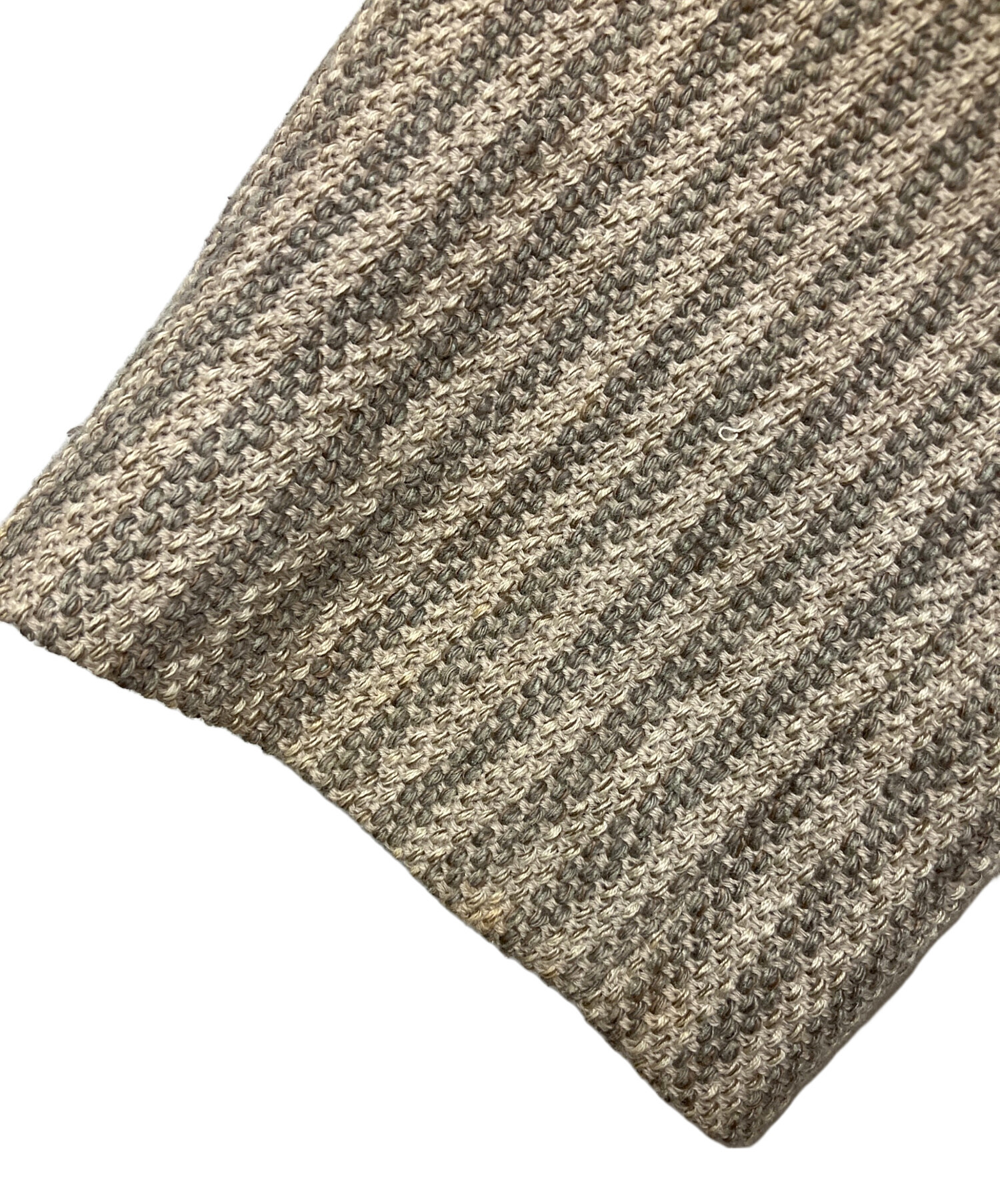 中古・古着通販】ISSEY MIYAKE (イッセイミヤケ) ノーカラーストライプ