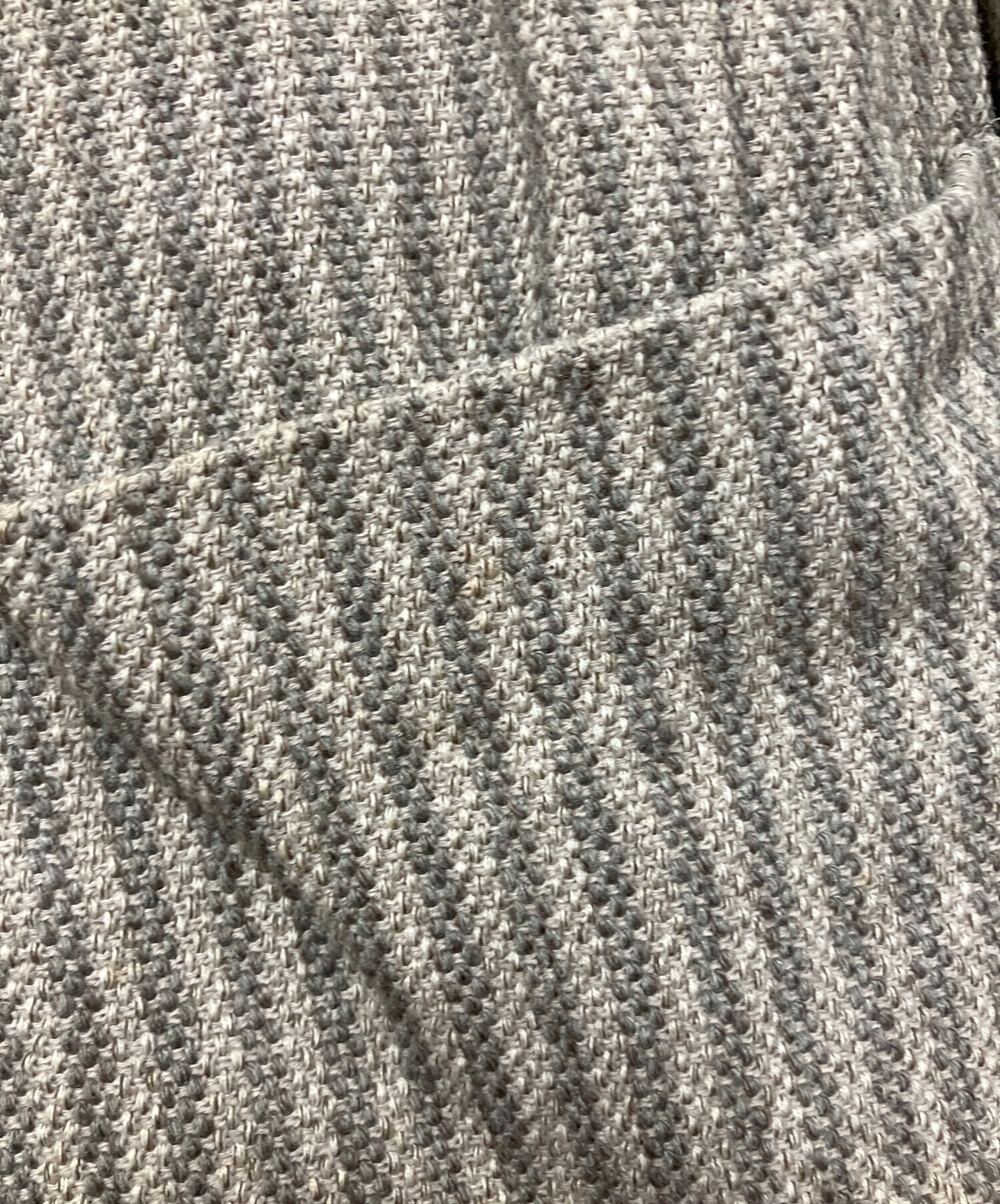 中古・古着通販】ISSEY MIYAKE (イッセイミヤケ) ノーカラーストライプ