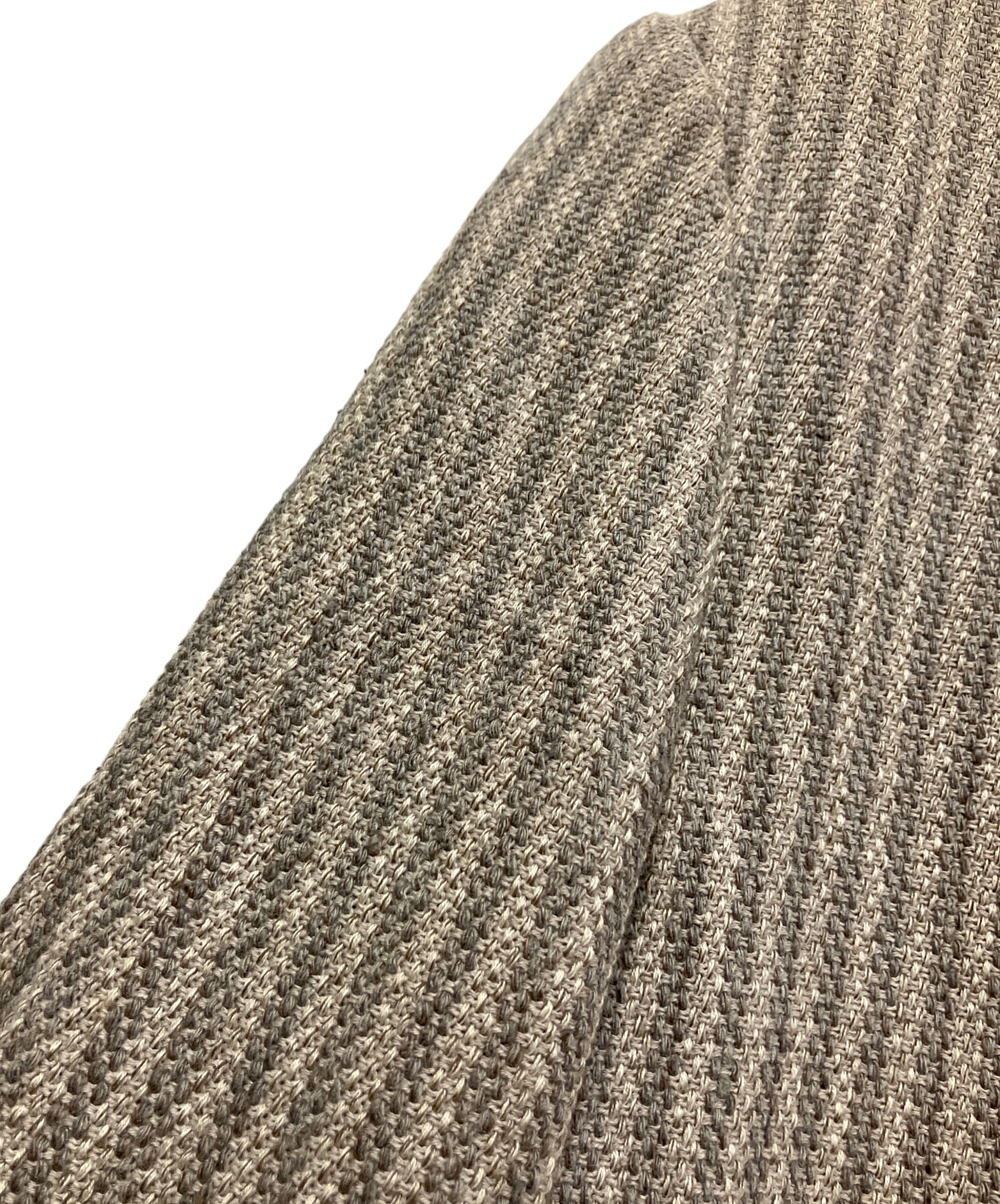 中古・古着通販】ISSEY MIYAKE (イッセイミヤケ) ノーカラーストライプ