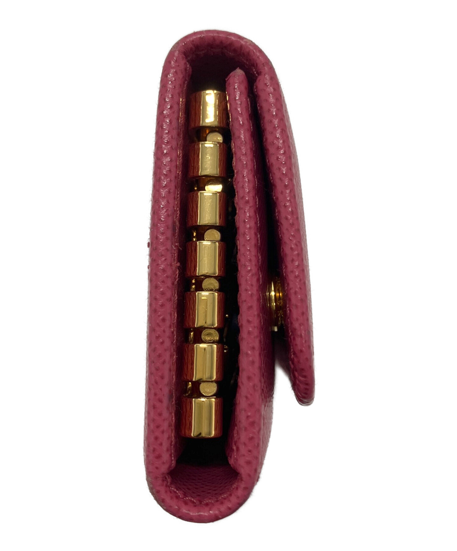 プラダ6連キーケース✨ショッキングピンク✨美品 中古・古着通販】PRADA (プラダ) 6連キーケース ショッキングピンク