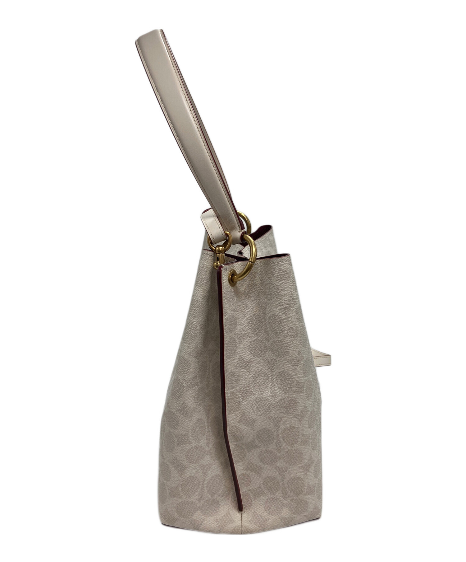 【新品未使用】COACH ビジネスバッグ グレー/ホワイト2ウェイ F56018 中古・古着通販】COACH (コーチ) 2WAYショルダーバッグ ブティック