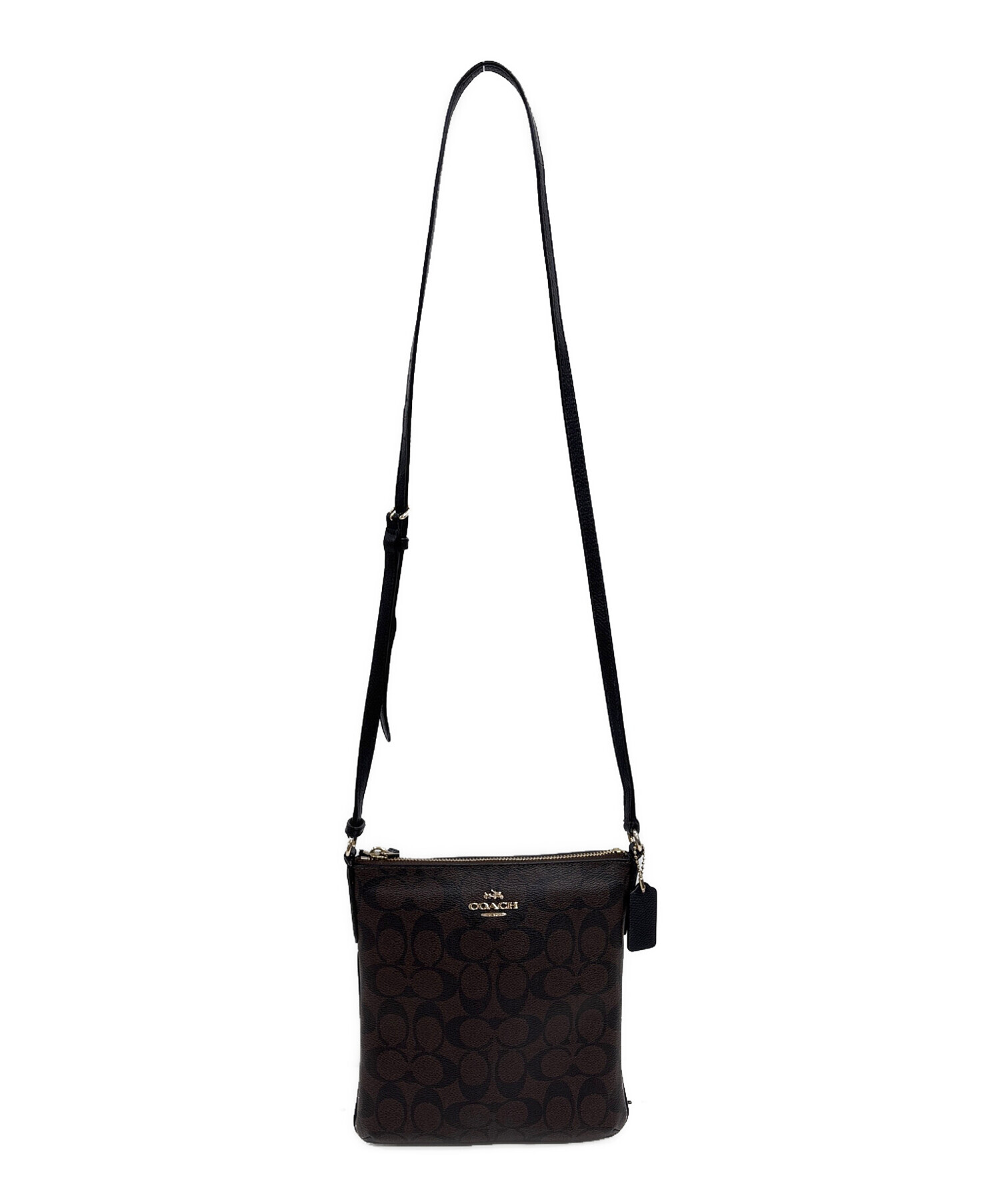 中古・古着通販】COACH (コーチ) シグネチャー ショルダーバッグ 