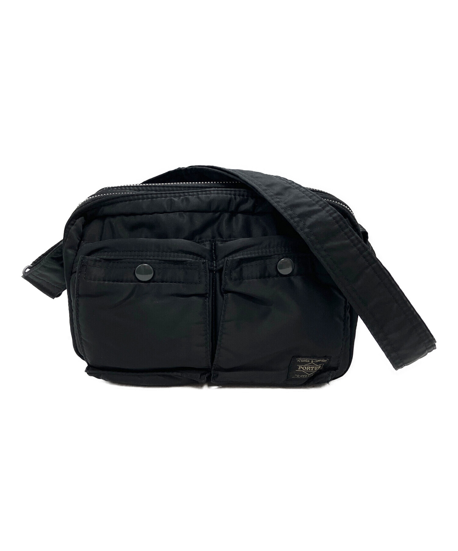 中古・古着通販】PORTER (ポーター) ショルダーバッグ ブラック