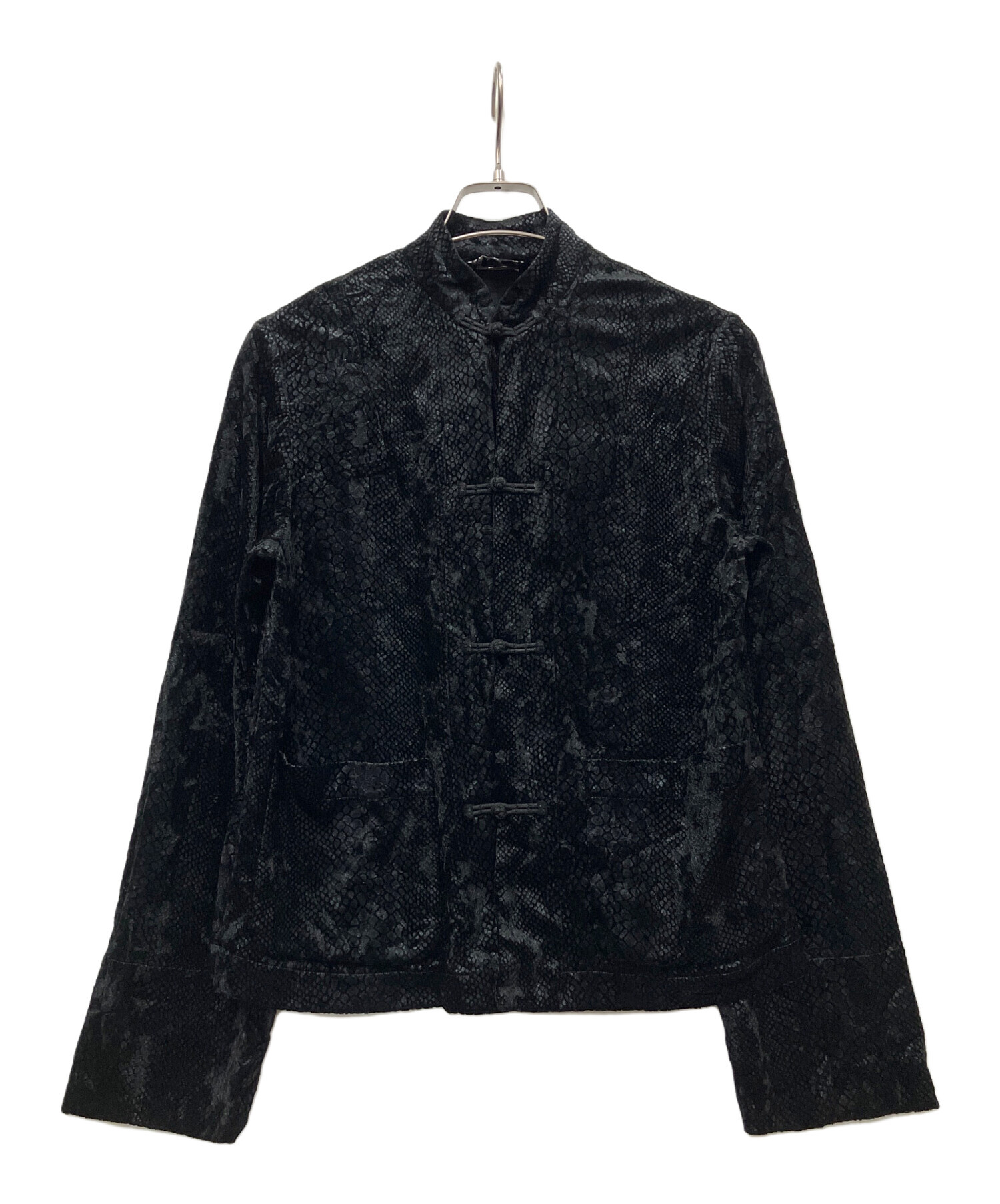 BLACK COMME des GARÇONS チャイナジャケット L 中古・古着通販】BLACK COMME des GARCONS (ブラックコムデギャルソン