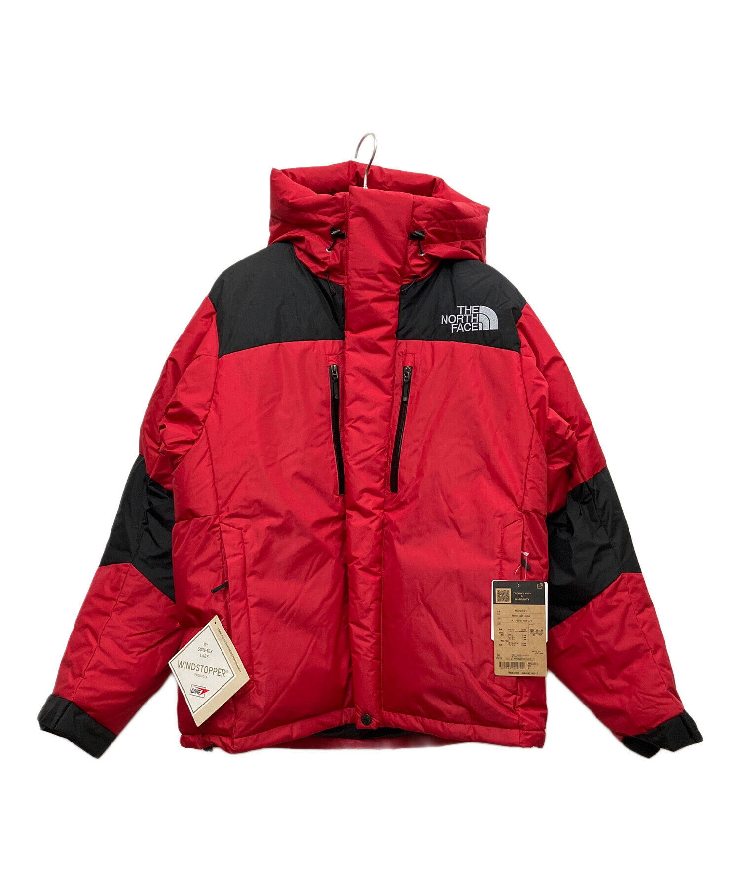 THE NORTH FACE フード付きジャケット 赤 中古・古着通販】THE NORTH FACE (ザ ノース フェイス) バルトロライト