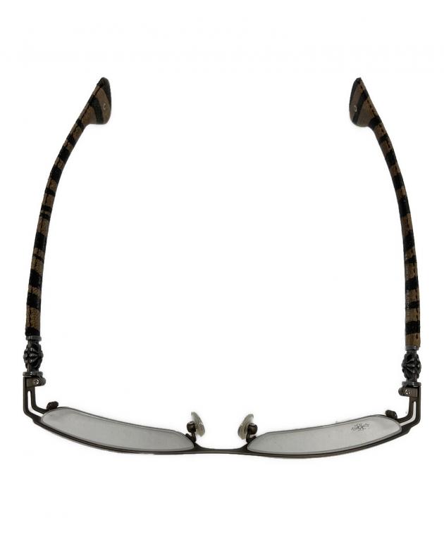 U*2様 Chrome Hearts アイウェア ブラック 中古・古着通販】CHROME HEARTS (クロムハーツ) アイウェア M.DIVERⅡ