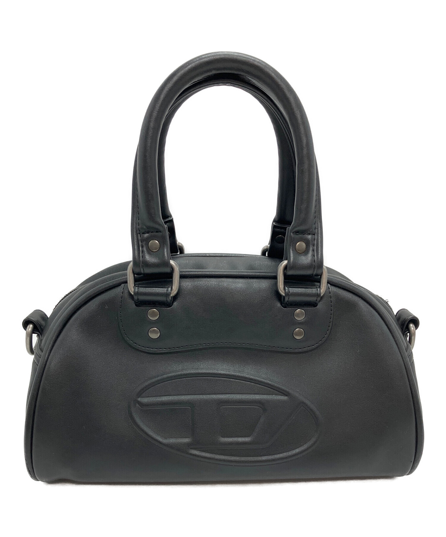 中古・古着通販】DIESEL (ディーゼル) ハンドバッグ ブラック 