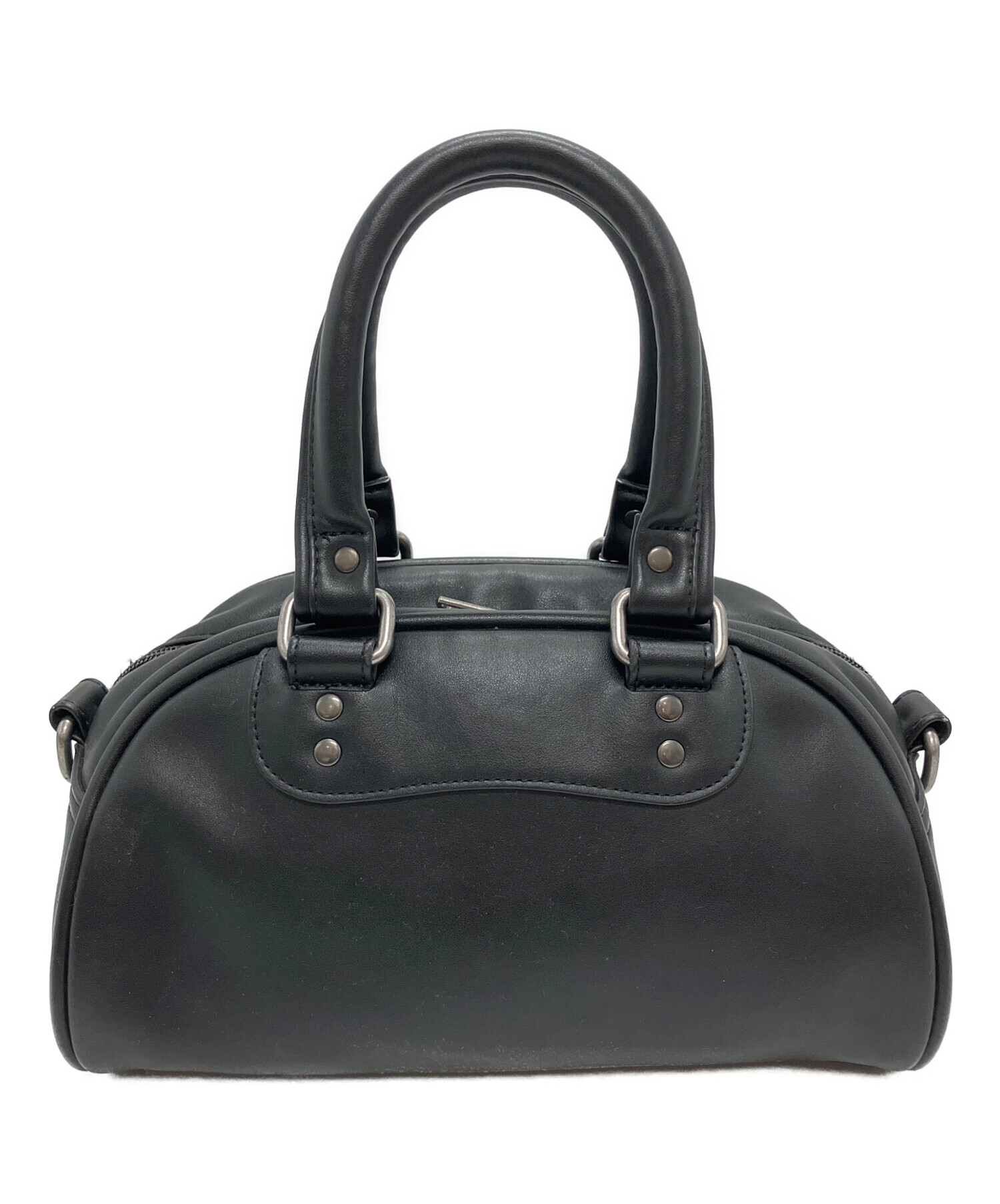 中古・古着通販】DIESEL (ディーゼル) ハンドバッグ ブラック 