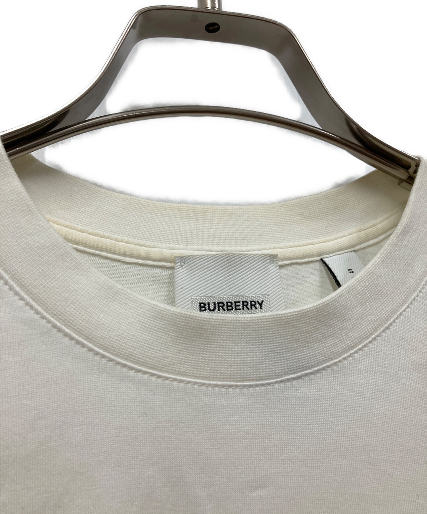 中古・古着通販】BURBERRY (バーバリー) 半袖カットソー ホワイト