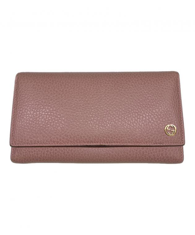 中古・古着通販】GUCCI (グッチ) インターロッキングGロングウォレット