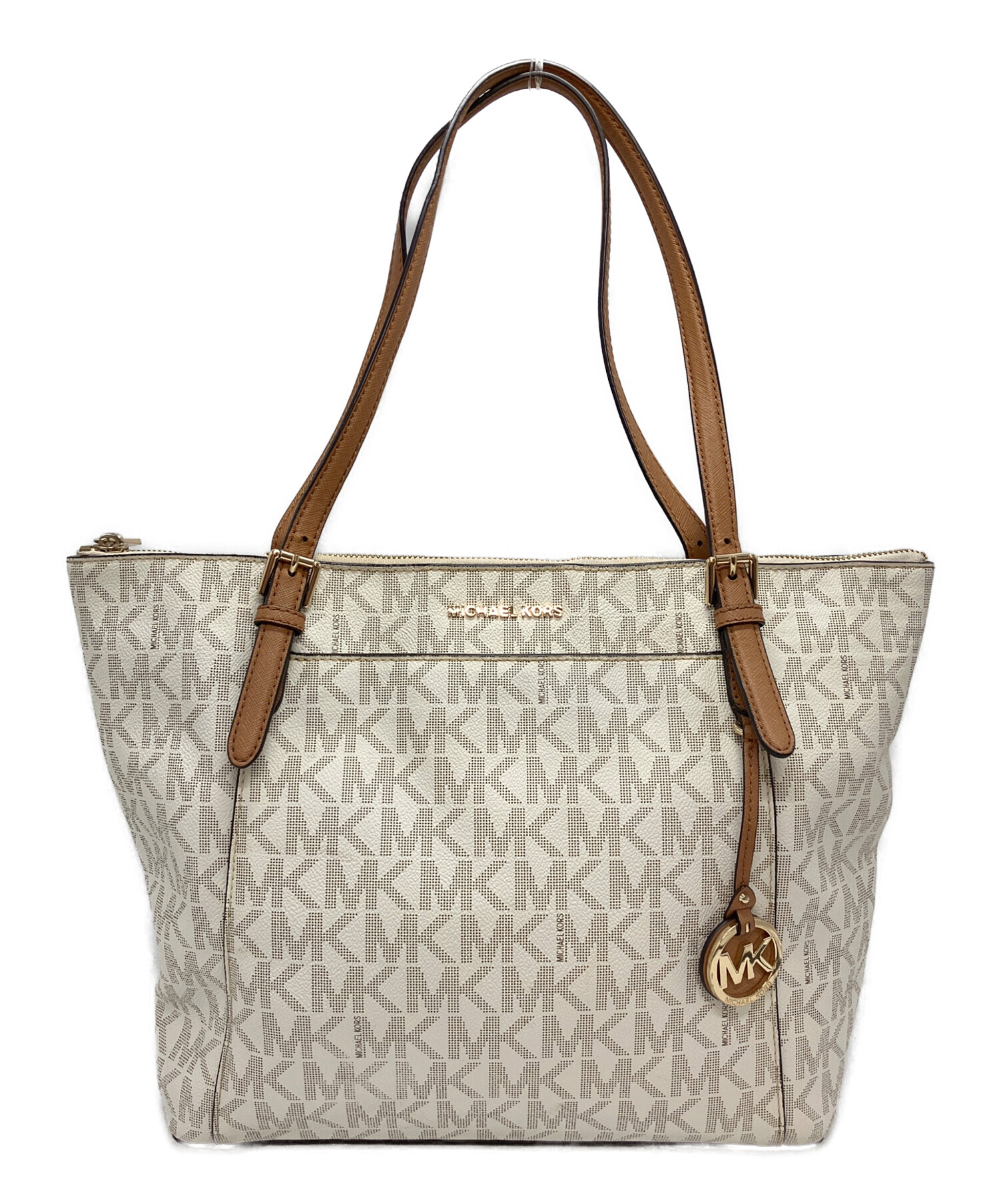 Michael Kors ベージュ トートバッグ 中古・古着通販】MICHAEL KORS (マイケルコース) トートバッグ