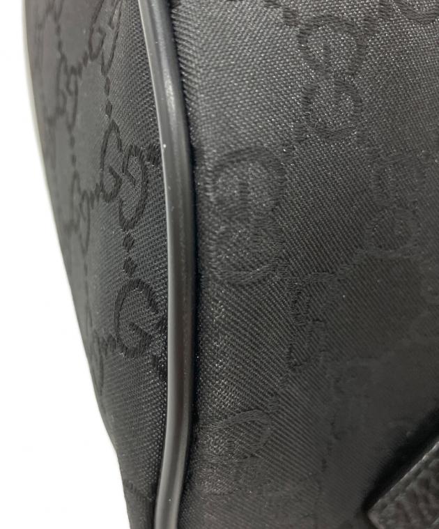 中古・古着通販】GUCCI (グッチ) GGナイロンボディーバッグ ブラック