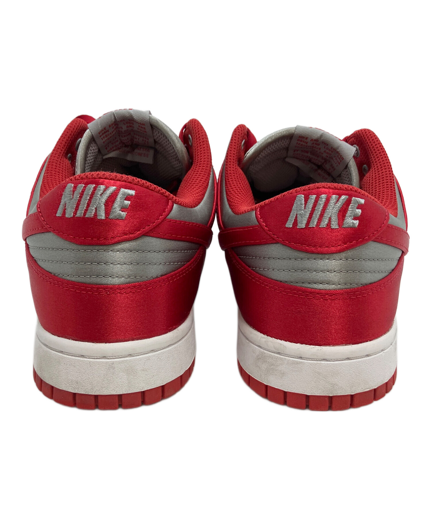 中古・古着通販】NIKE (ナイキ) ローカットスニーカー レッド×グレー