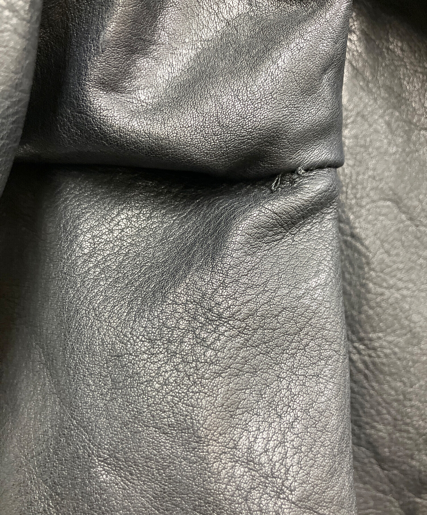 中古・古着通販】ACANTHUS (アカンサス) シングルライダースジャケット 