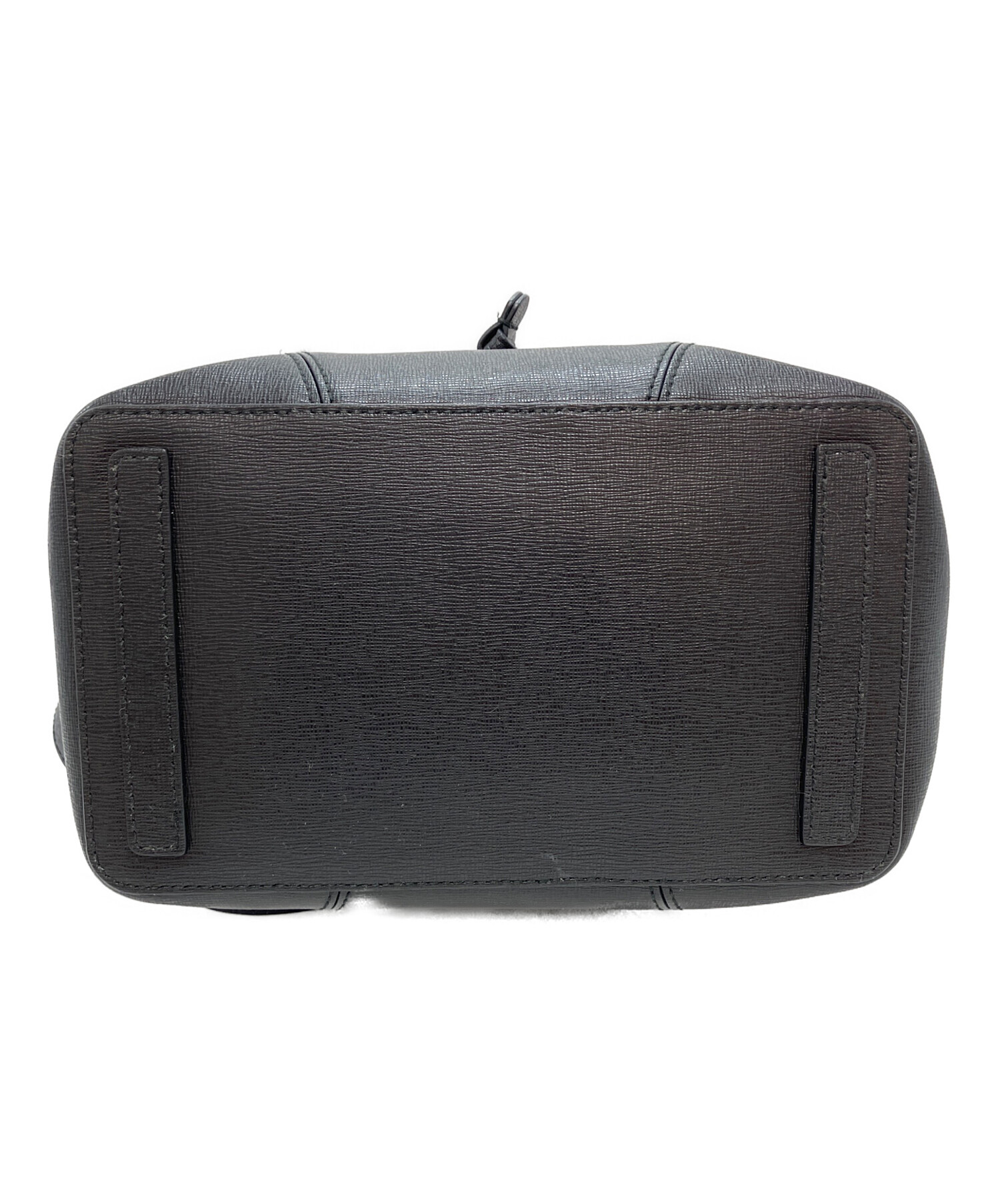 FURLA 2way バケットバッグ ブラック 中古・古着通販】FURLA (フルラ) 2WAYバケットバッグ ブラック
