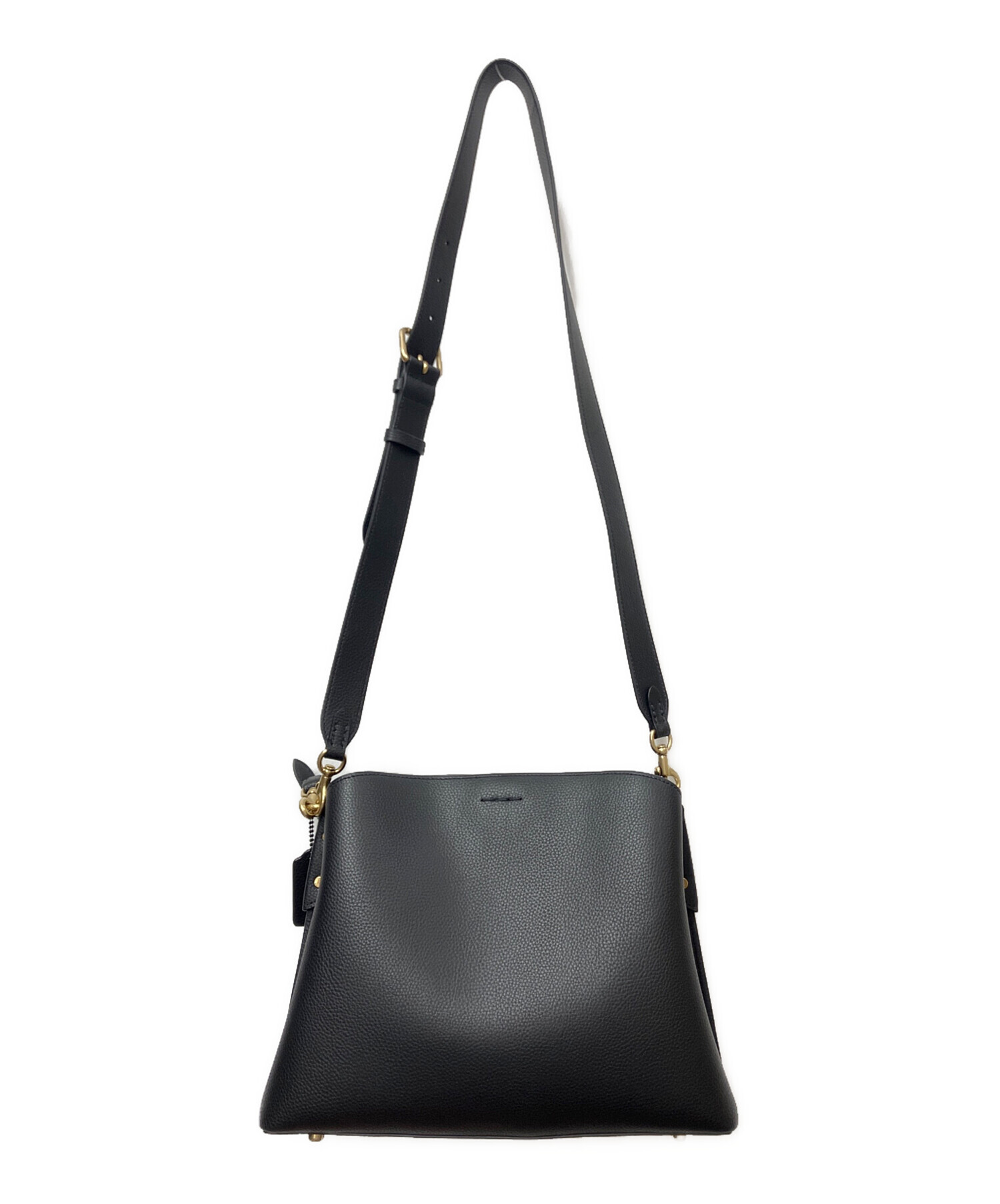 セール中【新品・海外限定カラー】COACH ウィロウ ショルダーバッグ 中古・古着通販】COACH (コーチ) ウィロウ ショルダーバッグ ブラック