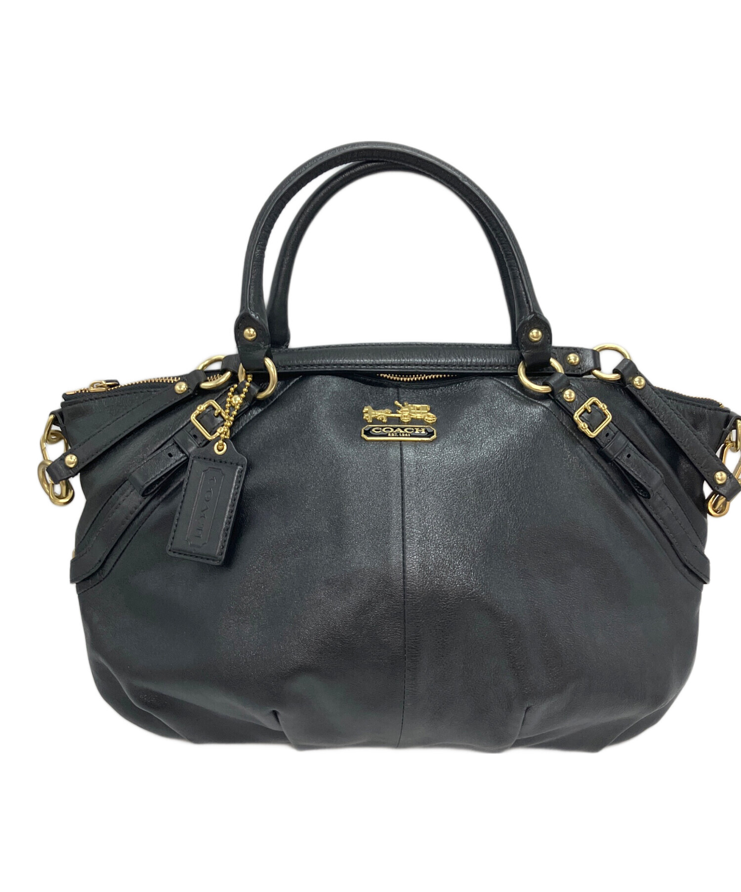 中古・古着通販】COACH (コーチ) ショルダーバッグ ブラック｜ブランド