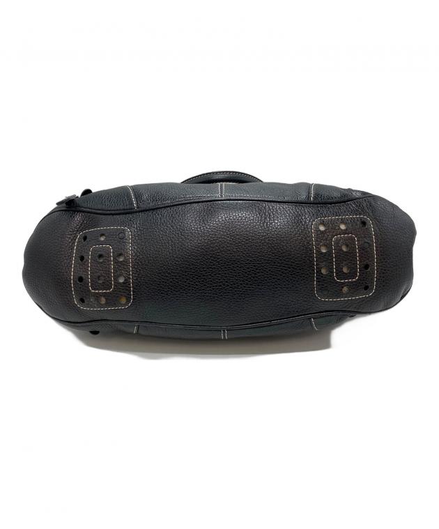中古・古着通販】TOD'S (トッズ) レザーハンドバッグ ブラック