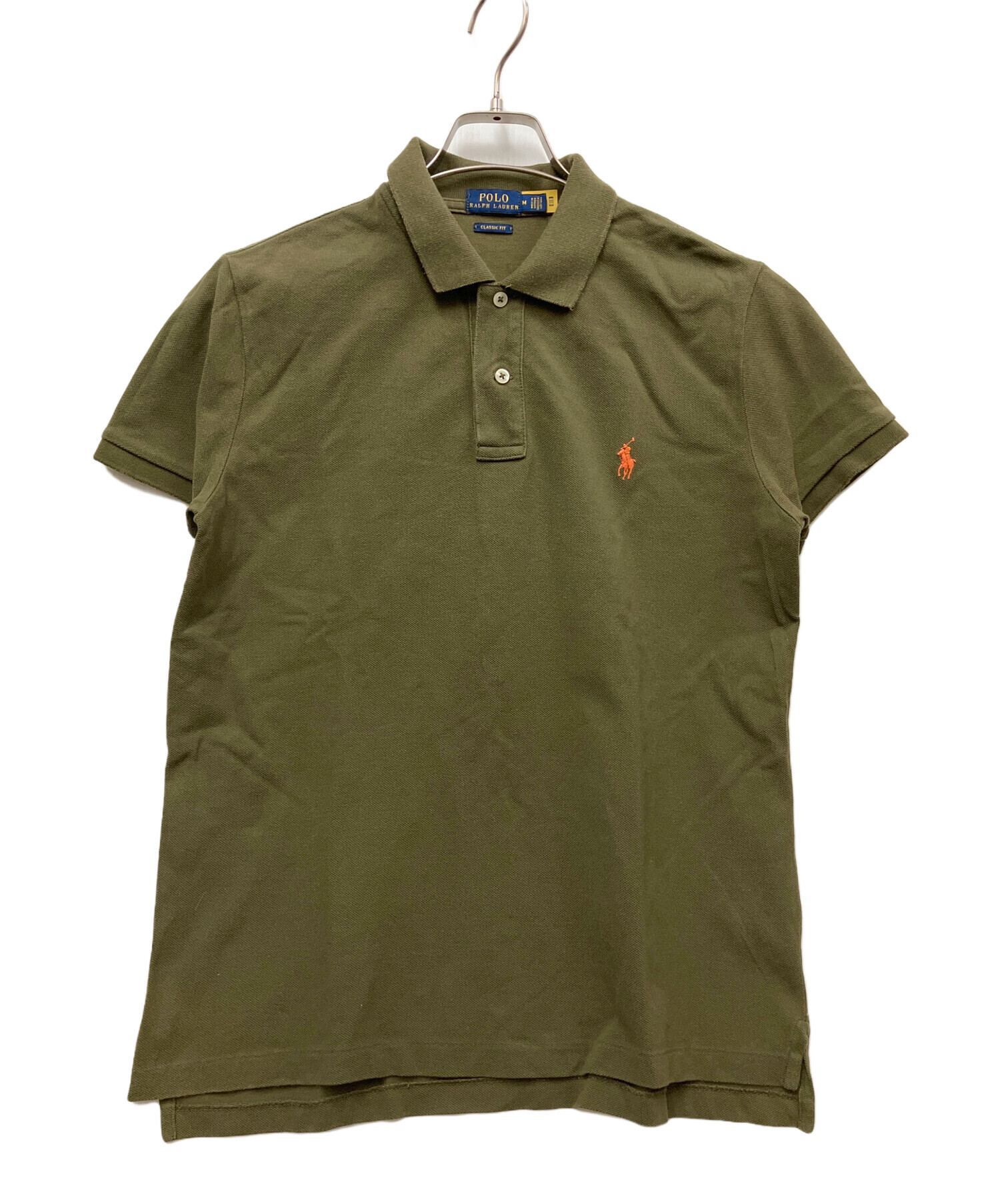 中古・古着通販】RALPH LAUREN (ラルフローレン) 半袖シャツ オリーブ