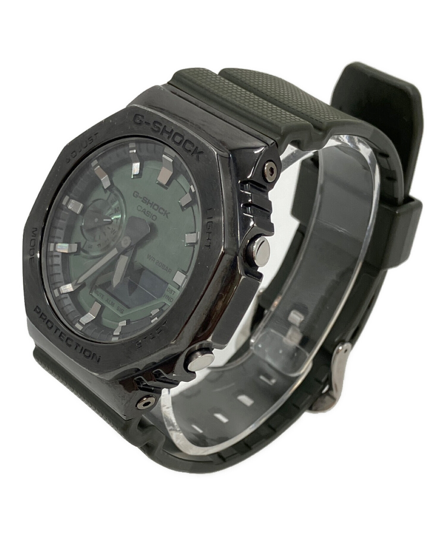 中古・古着通販】CASIO (カシオ) 腕時計 ブラック×グリーン｜ブランド