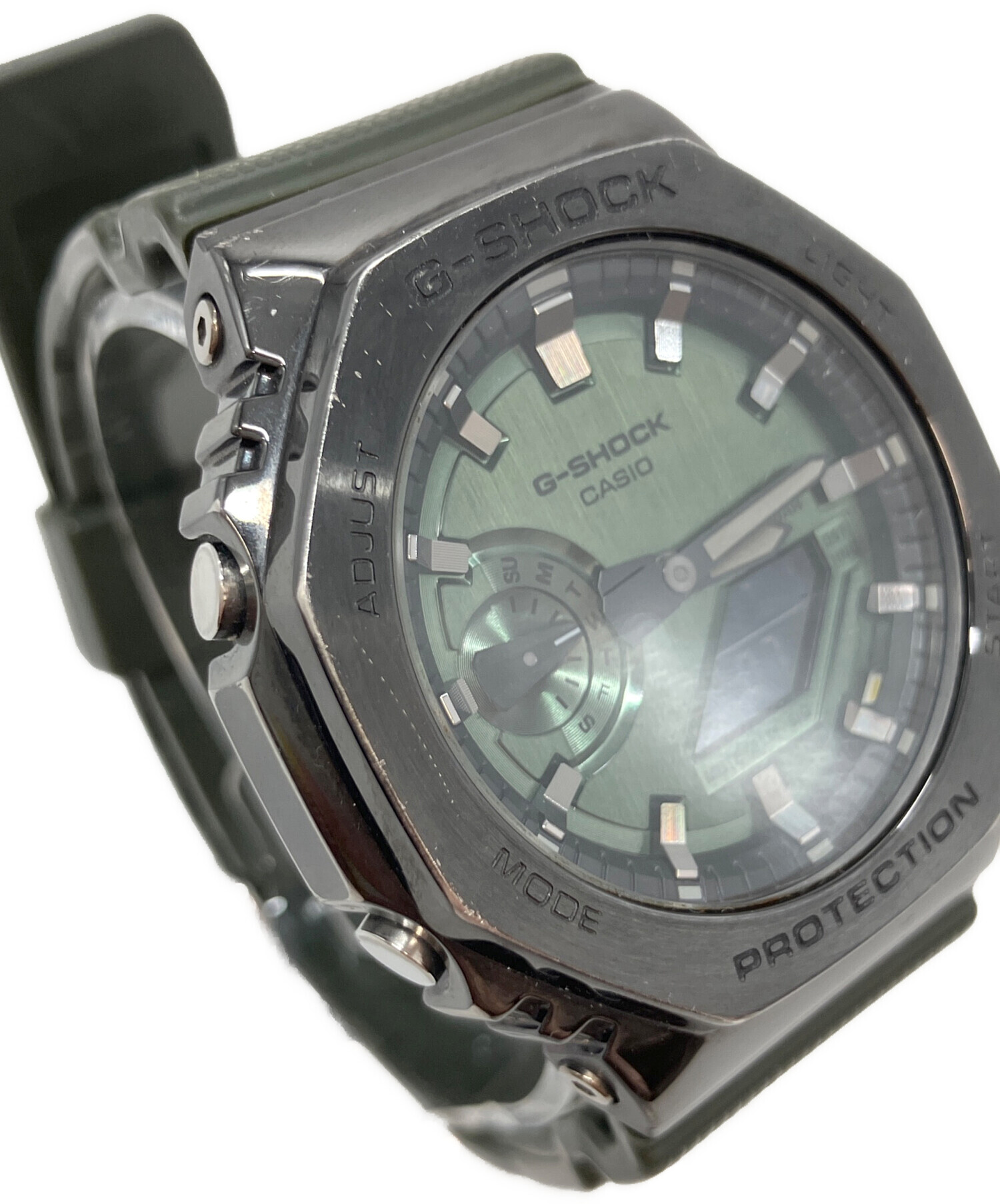 中古・古着通販】CASIO (カシオ) 腕時計 ブラック×グリーン｜ブランド