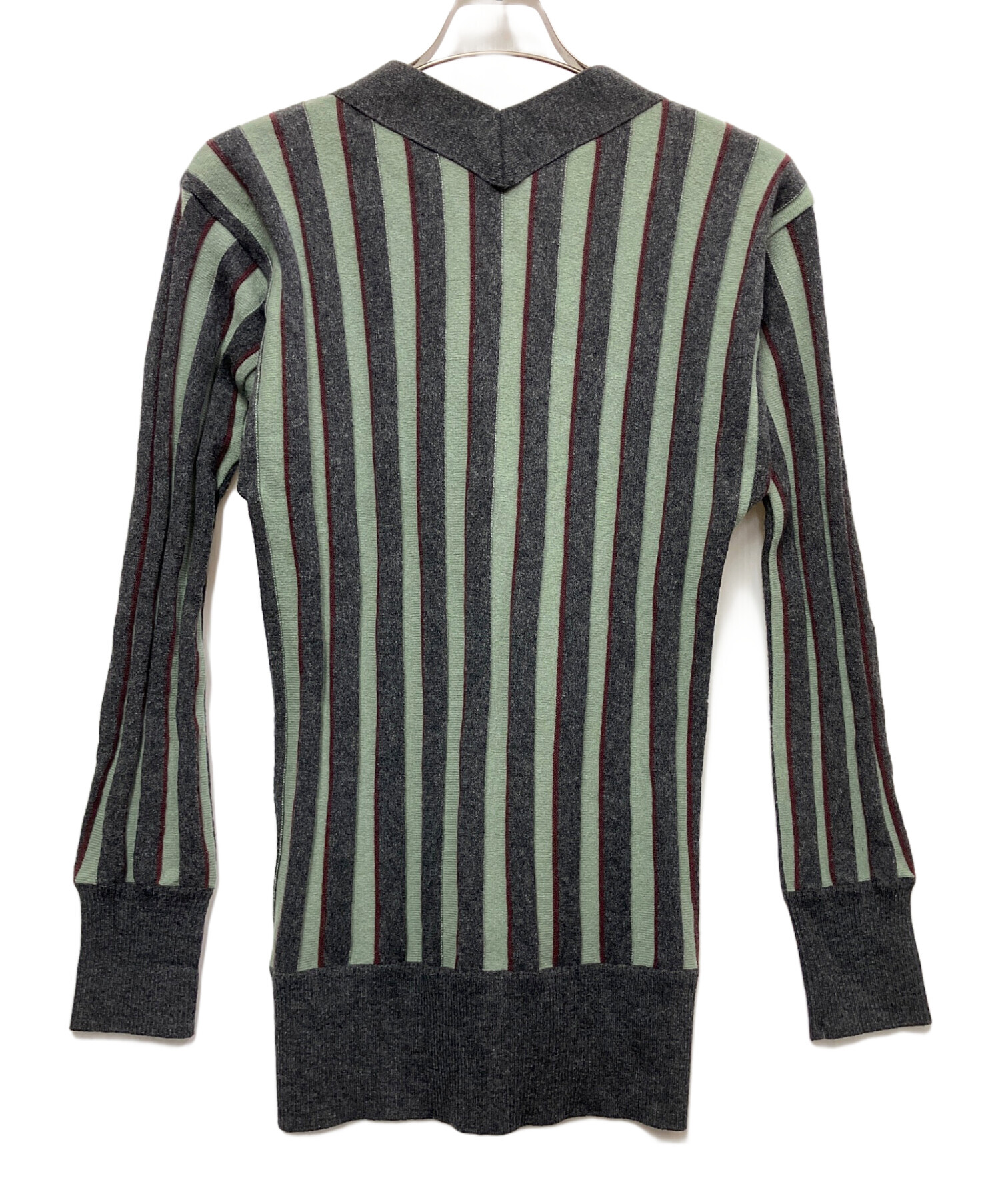 ヴィヴィアンウエストウッド レッドレーベル 変形 カーディガン オーブ グリーン 中古・古着通販】Vivienne Westwood RED LABEL (ヴィヴィアンウエスト