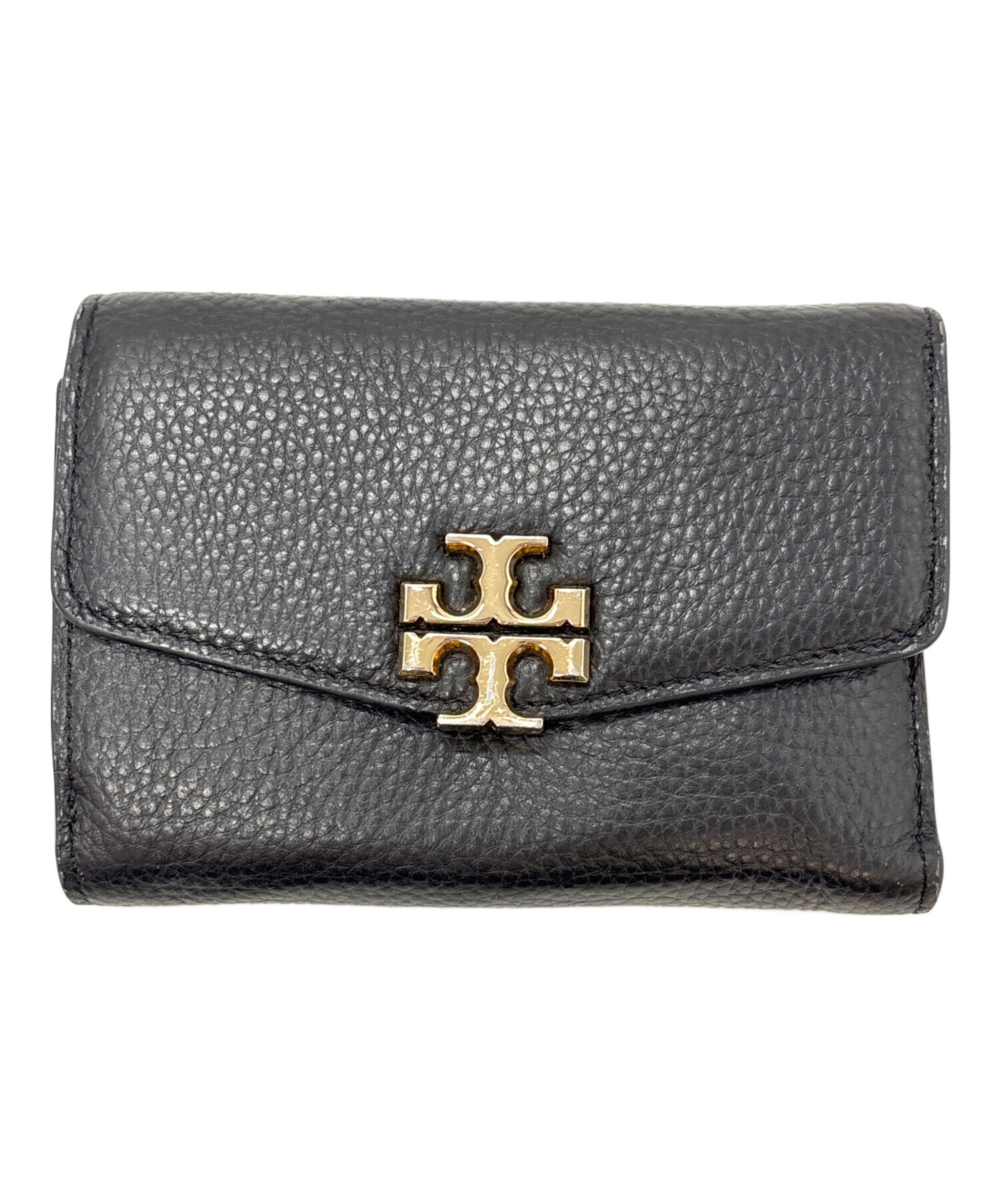 中古・古着通販】TORY BURCH (トリーバーチ) 3つ折り財布 ブラック