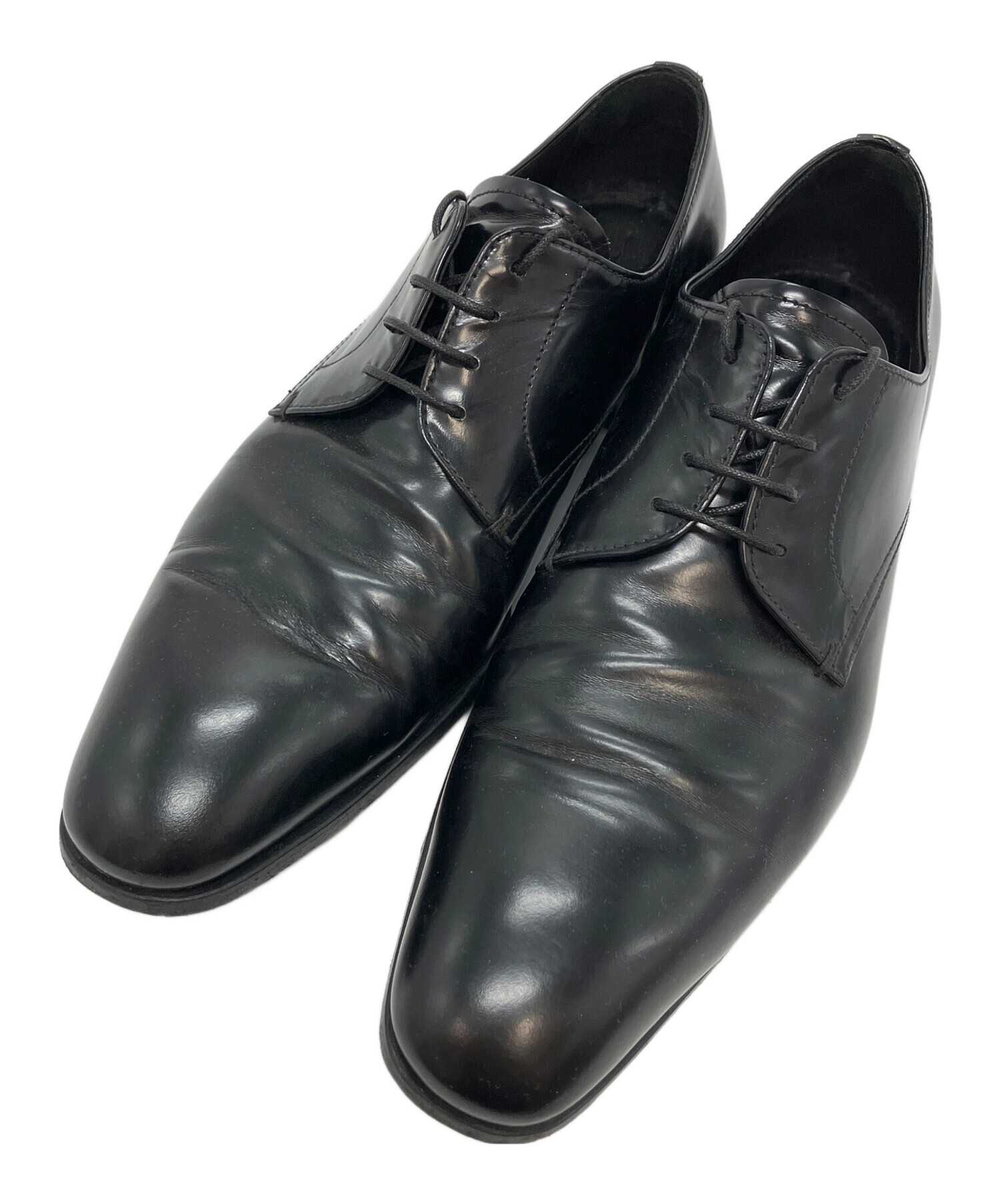 PRADA ビジネスシューズ　43 中古・古着通販】PRADA (プラダ) ビジネスシューズ ブラック サイズ:6