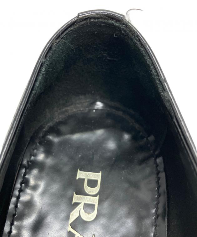 中古・古着通販】PRADA (プラダ) ビジネスシューズ ブラック サイズ:6