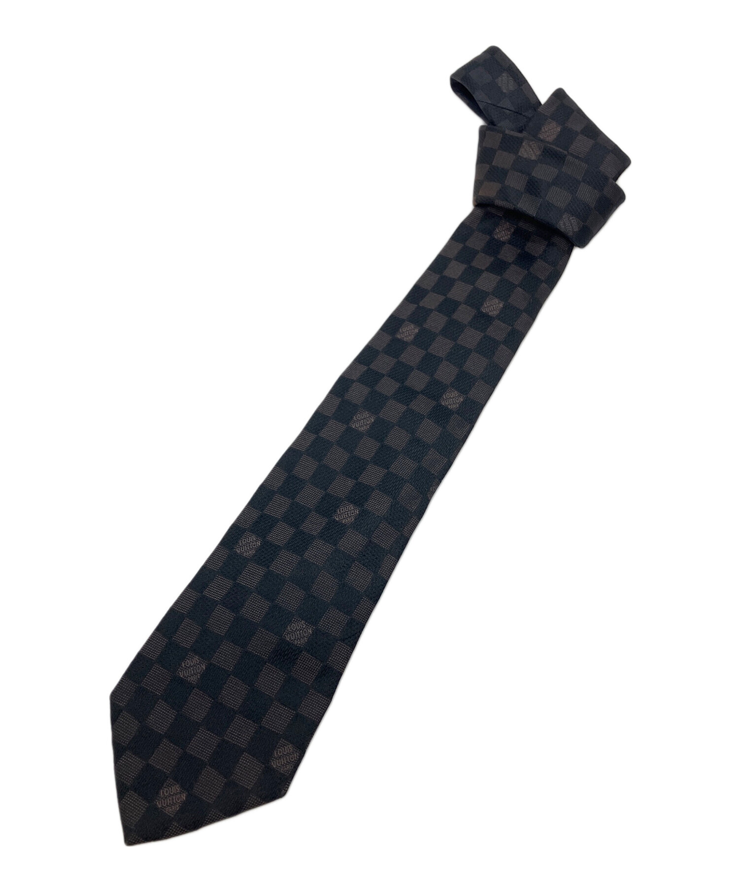 中古・古着通販】LOUIS VUITTON (ルイ ヴィトン) ネクタイ ブラック
