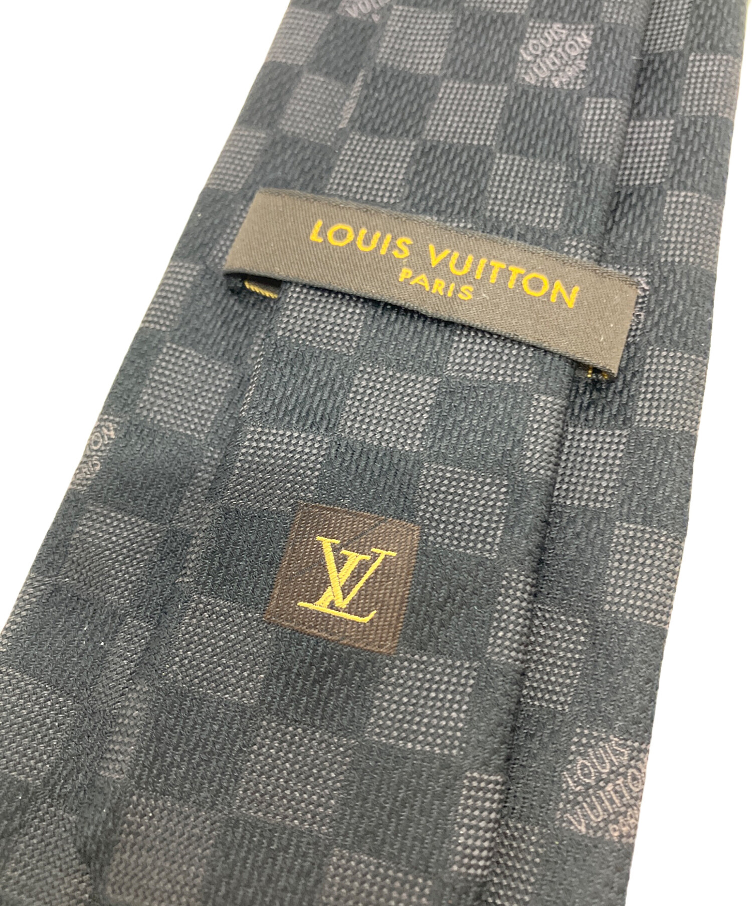 中古・古着通販】LOUIS VUITTON (ルイ ヴィトン) ネクタイ ブラック
